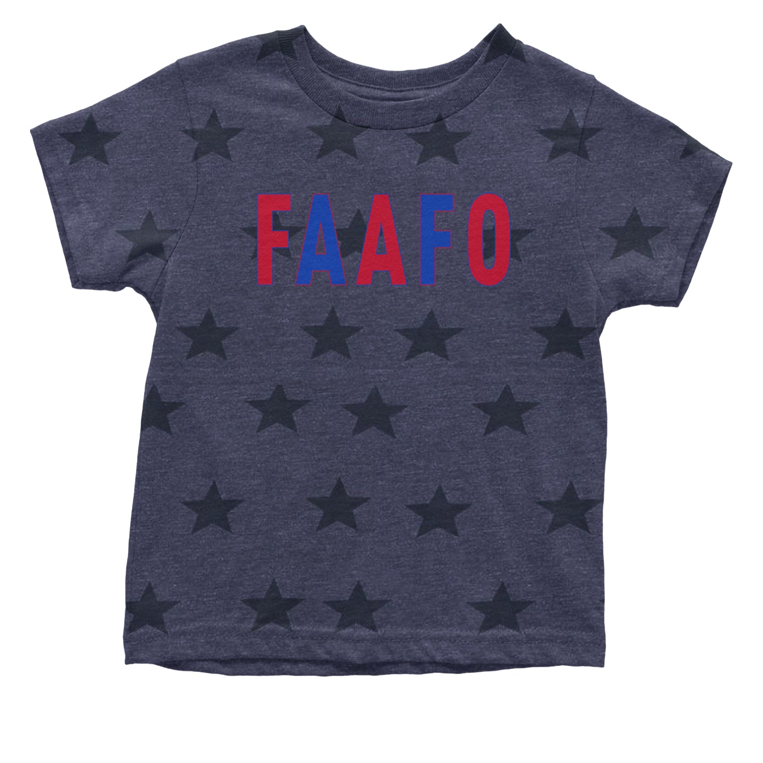 FAAFO Olympic Team USA Shirt Infant One-Piece Romper Bodysuit and Toddler T-shirt Navy Blue STAR