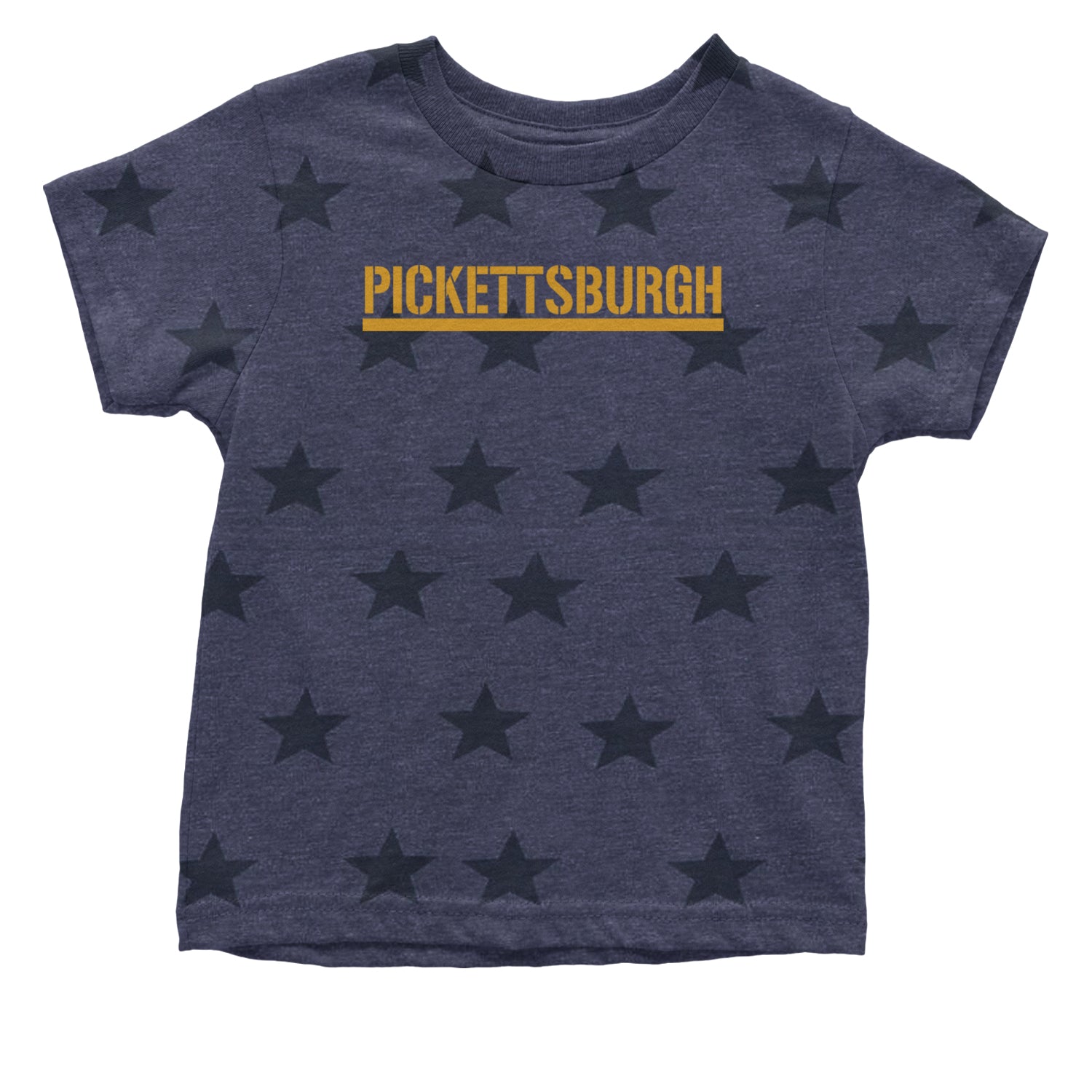 Pickettsburgh Pittsburgh Football Infant One-Piece Romper Bodysuit and Toddler T-shirt Navy Blue STAR