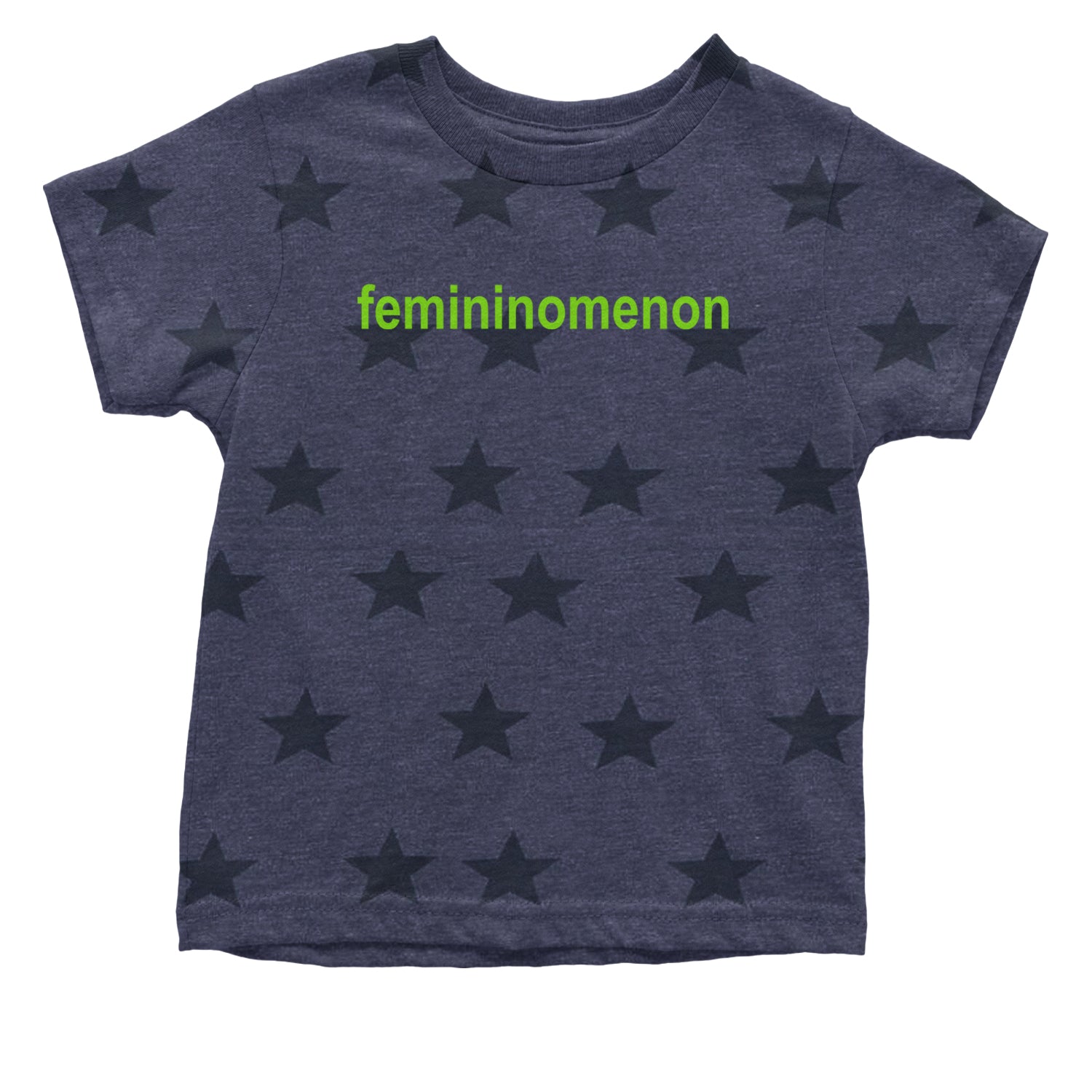 Femininomenon Female Empowerment Infant One-Piece Romper Bodysuit and Toddler T-shirt Navy Blue STAR