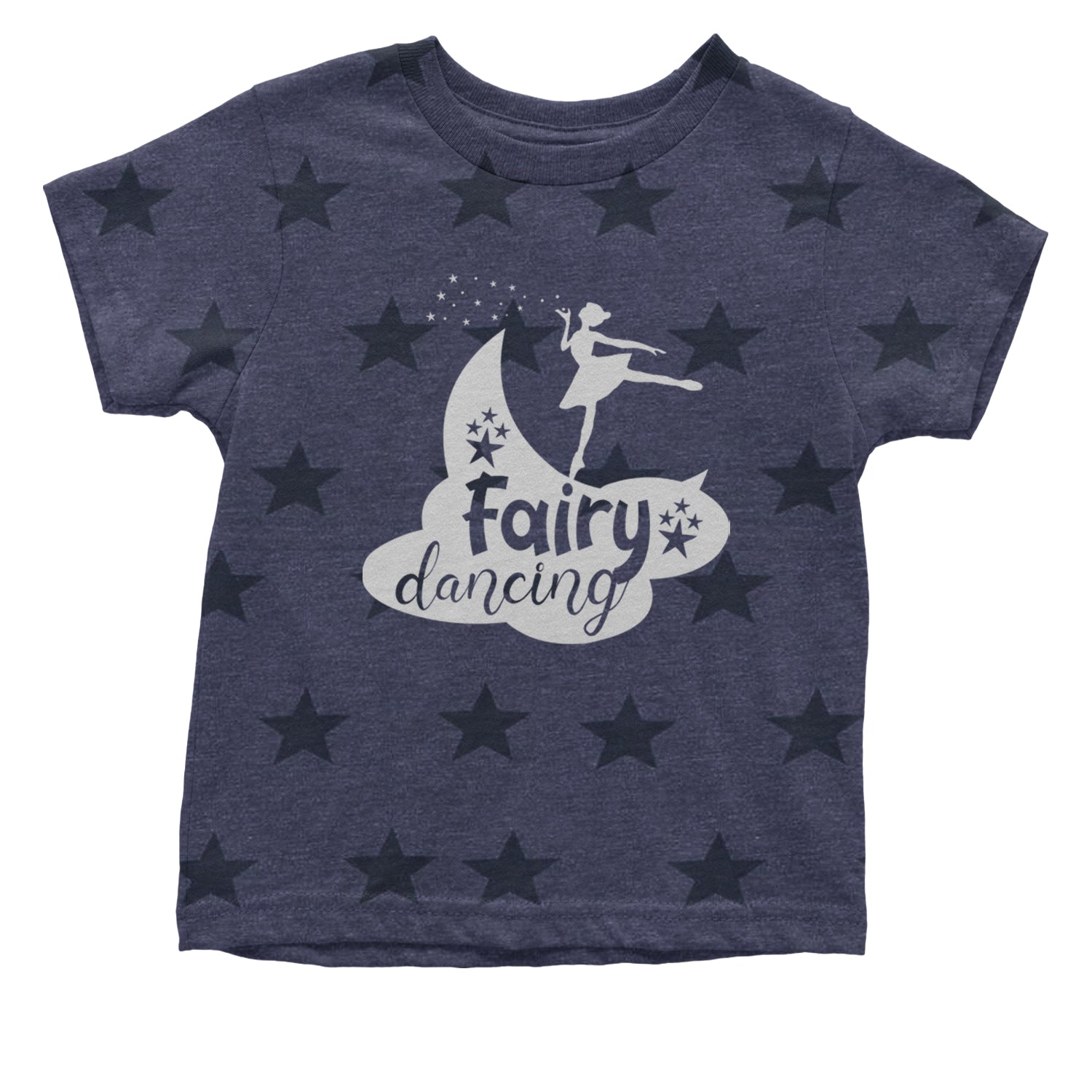 Fairy Dancing Infant One-Piece Romper Bodysuit and Toddler T-shirt Navy Blue STAR