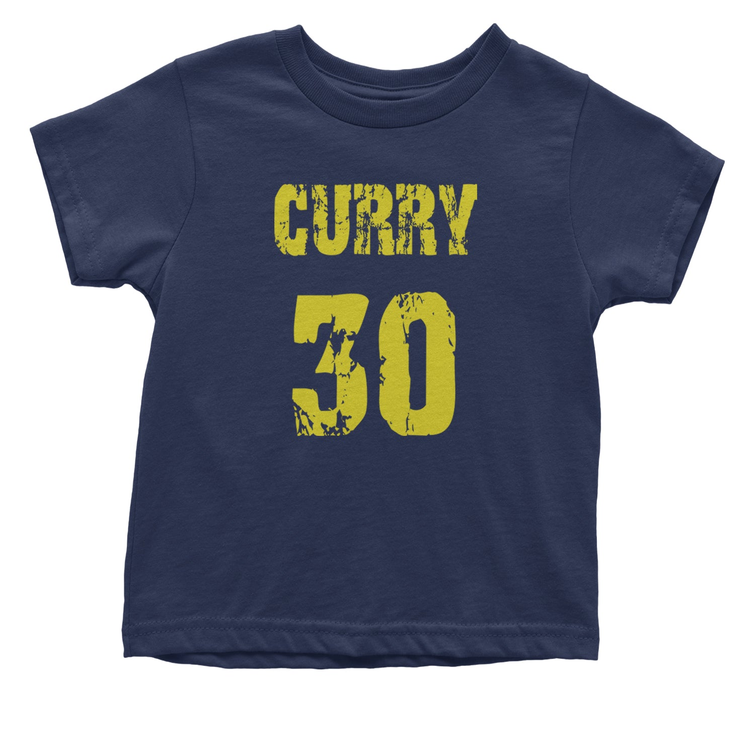 Curry #30 Infant One-Piece Romper Bodysuit and Toddler T-shirt Navy Blue