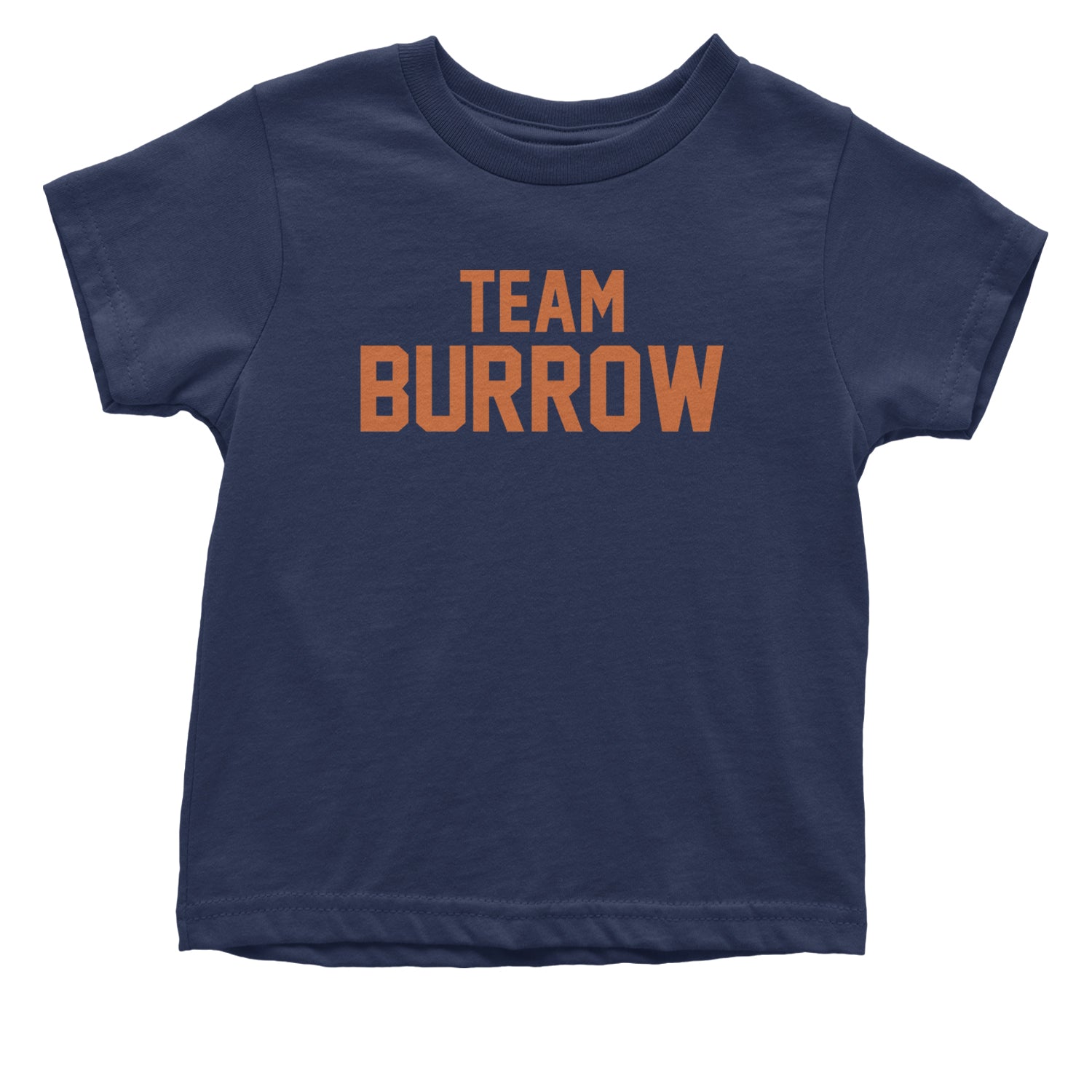 Team Burrow Cincinnati Infant One-Piece Romper Bodysuit and Toddler T-shirt Navy Blue