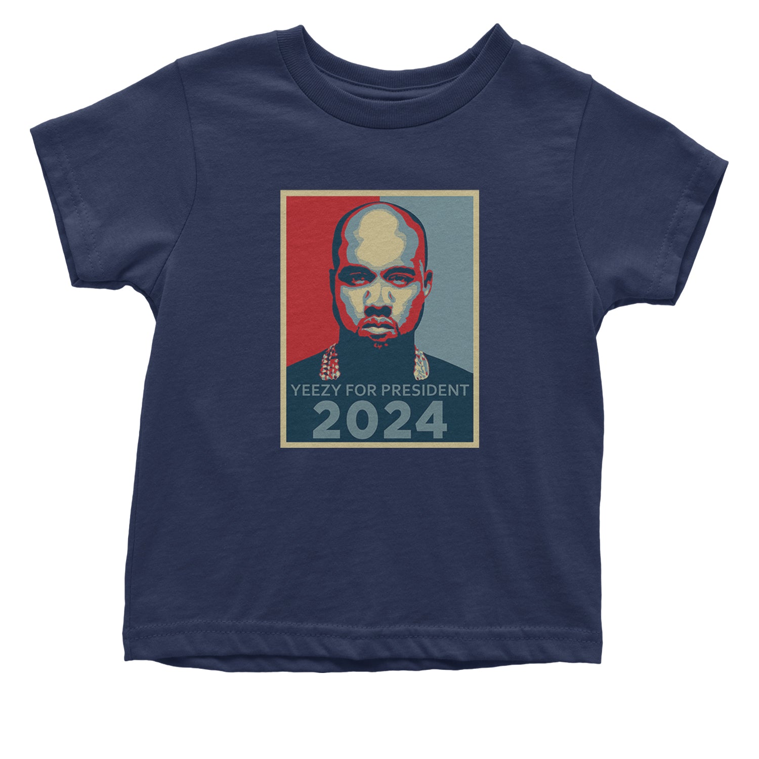 Yeezus For President Vote for Ye Infant One-Piece Romper Bodysuit and Toddler T-shirt Navy Blue