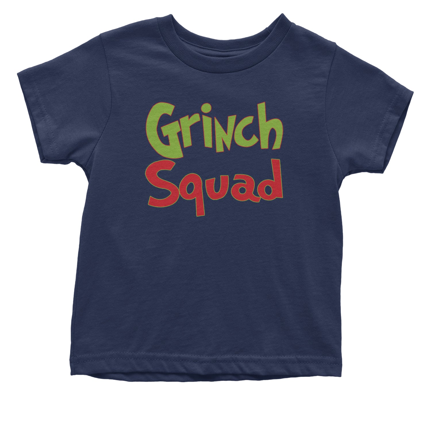 Gr-nch Squad Jolly Grinchmas Merry Christmas Infant One-Piece Romper Bodysuit and Toddler T-shirt Navy Blue