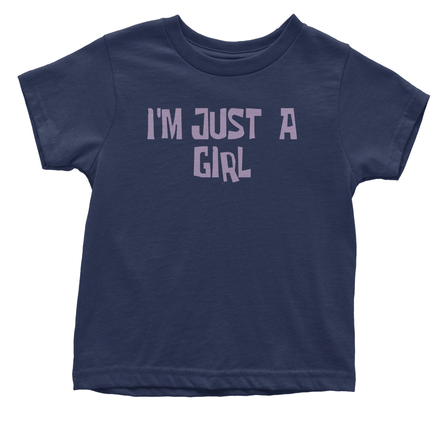 I'm Just A Girl Guts Music Infant One-Piece Romper Bodysuit and Toddler T-shirt Navy Blue