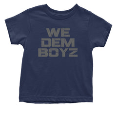 WE Dem Boys Dallas  Infant One-Piece Romper Bodysuit and Toddler T-shirt Navy Blue