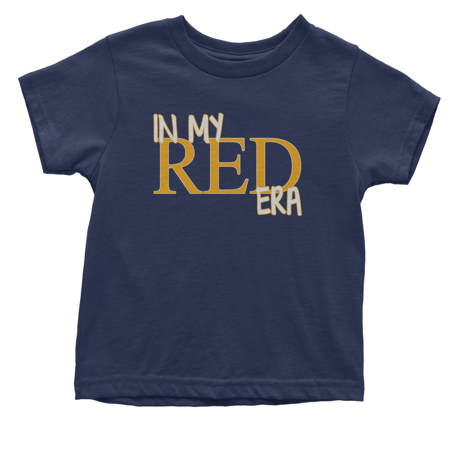 In My Red Era Kansas City Infant One-Piece Romper Bodysuit and Toddler T-shirt Navy Blue