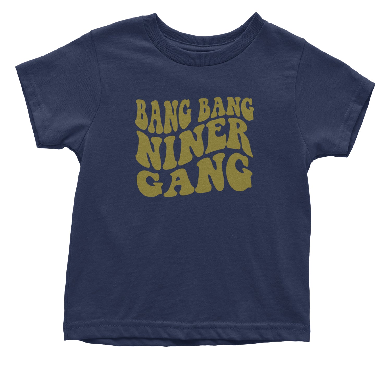 WAVE Bang Bang Nin-r Gang San Francisco Infant One-Piece Romper Bodysuit and Toddler T-shirt Navy Blue