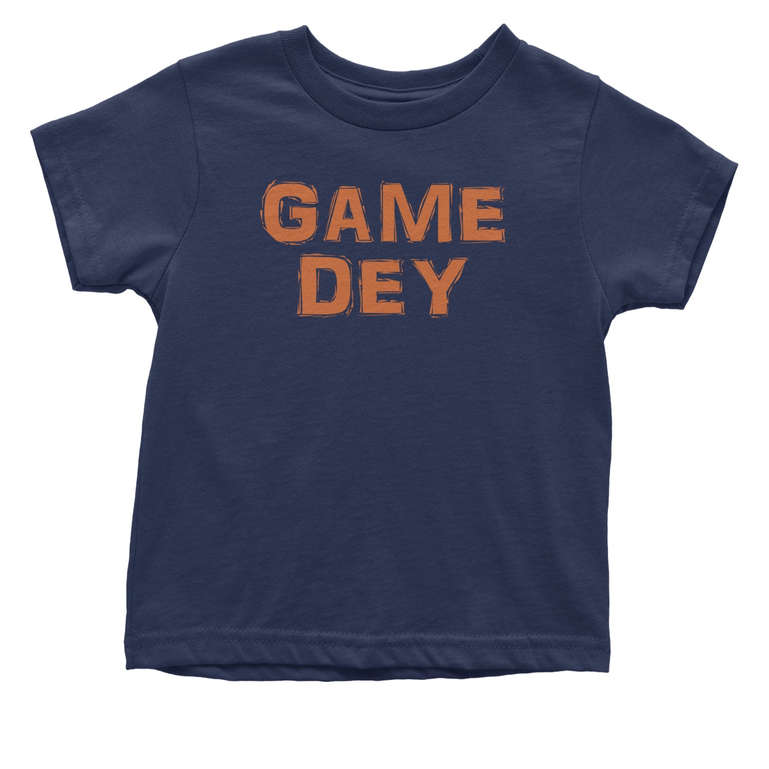 Game Dey Cincinnati Football Infant One-Piece Romper Bodysuit and Toddler T-shirt Navy Blue