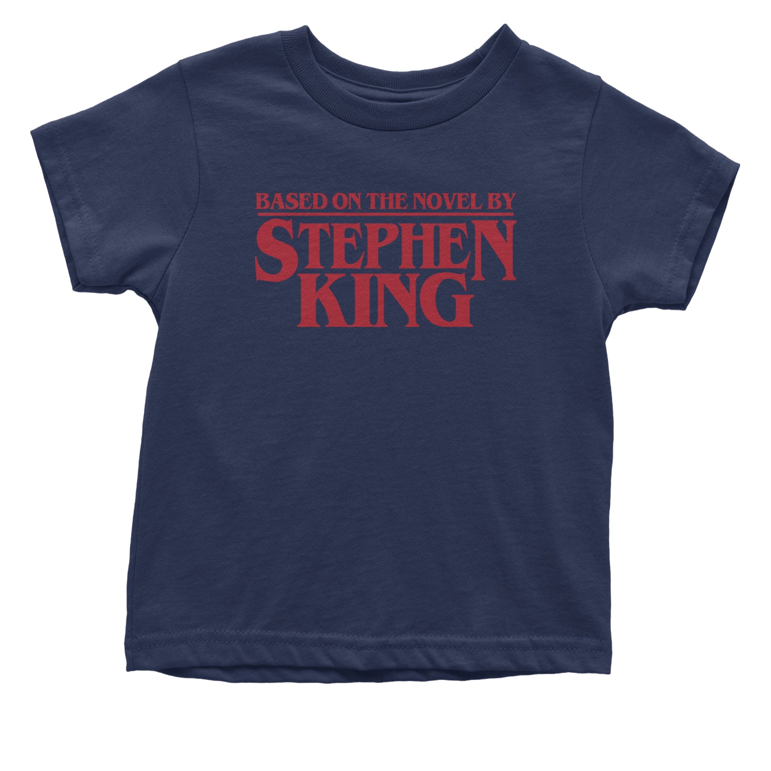 Based On The Novel By Stephen King Infant One-Piece Romper Bodysuit and Toddler T-shirt Navy Blue