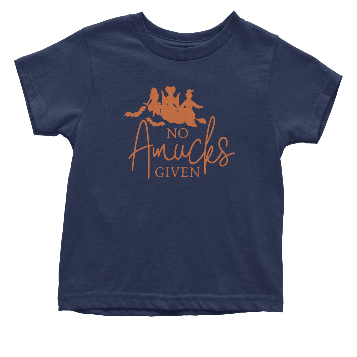 No Amucks Given Hocus Pocus Infant One-Piece Romper Bodysuit and Toddler T-shirt Navy Blue