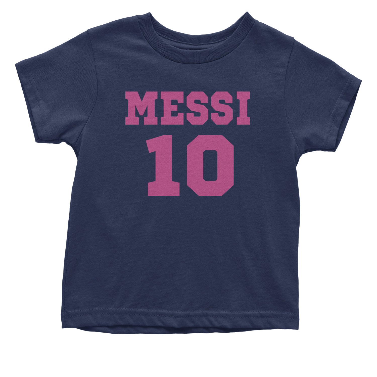 Messi World Soccer Futbol Messiami Infant One-Piece Romper Bodysuit and Toddler T-shirt Navy Blue