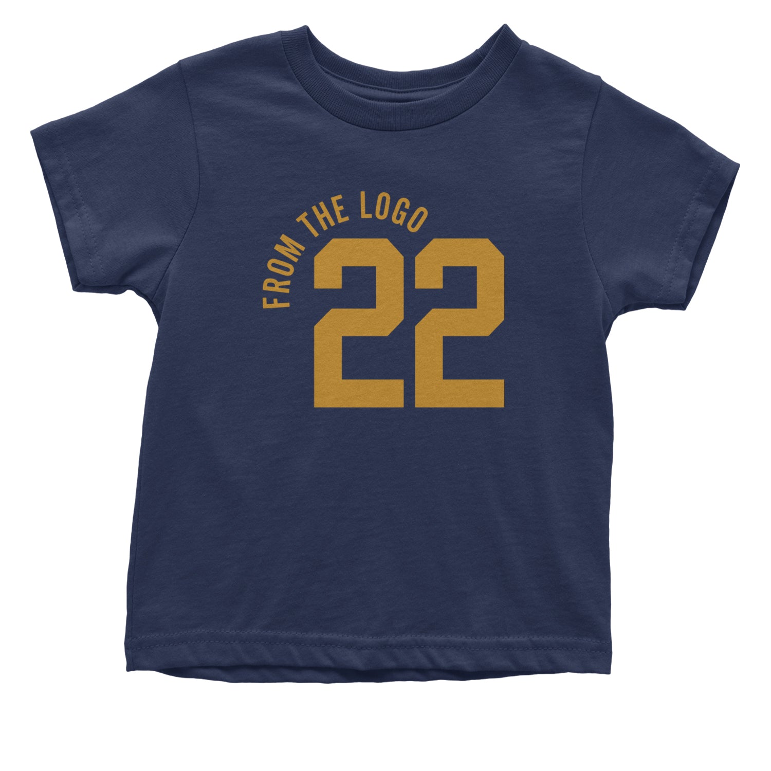 From The Logo #22 Basketball Infant One-Piece Romper Bodysuit and Toddler T-shirt Navy Blue