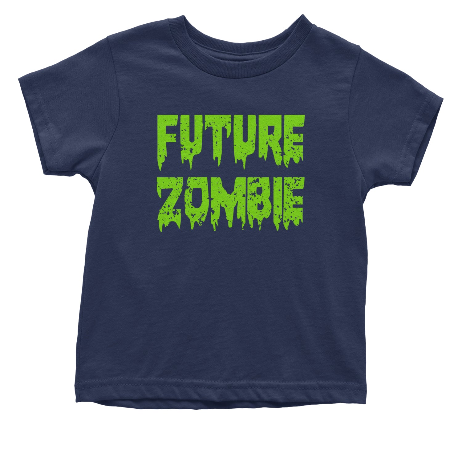 Future Zombie Horror Infant One-Piece Romper Bodysuit and Toddler T-shirt Navy Blue