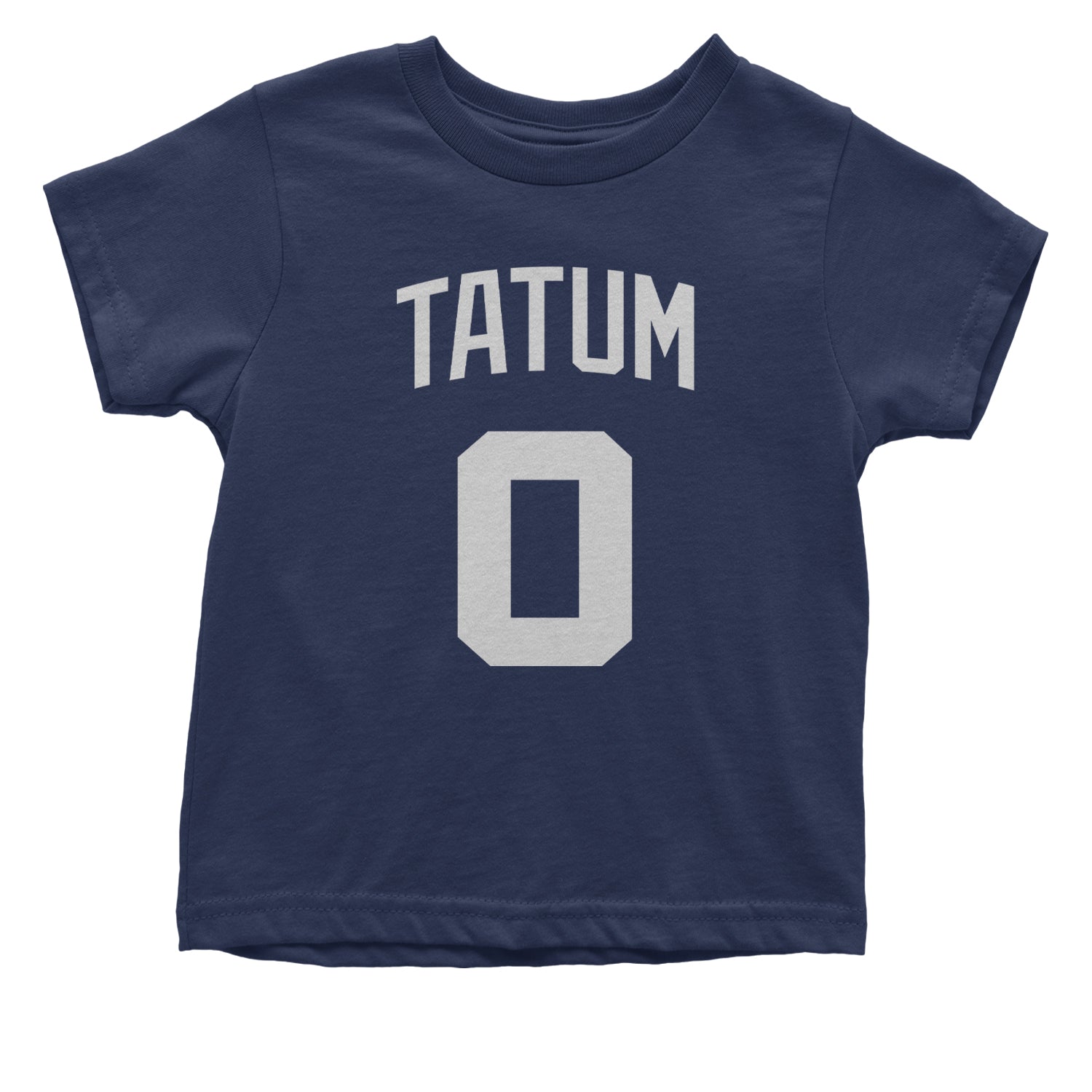 Tatum #0 Boston Basketball Infant One-Piece Romper Bodysuit and Toddler T-shirt Navy Blue