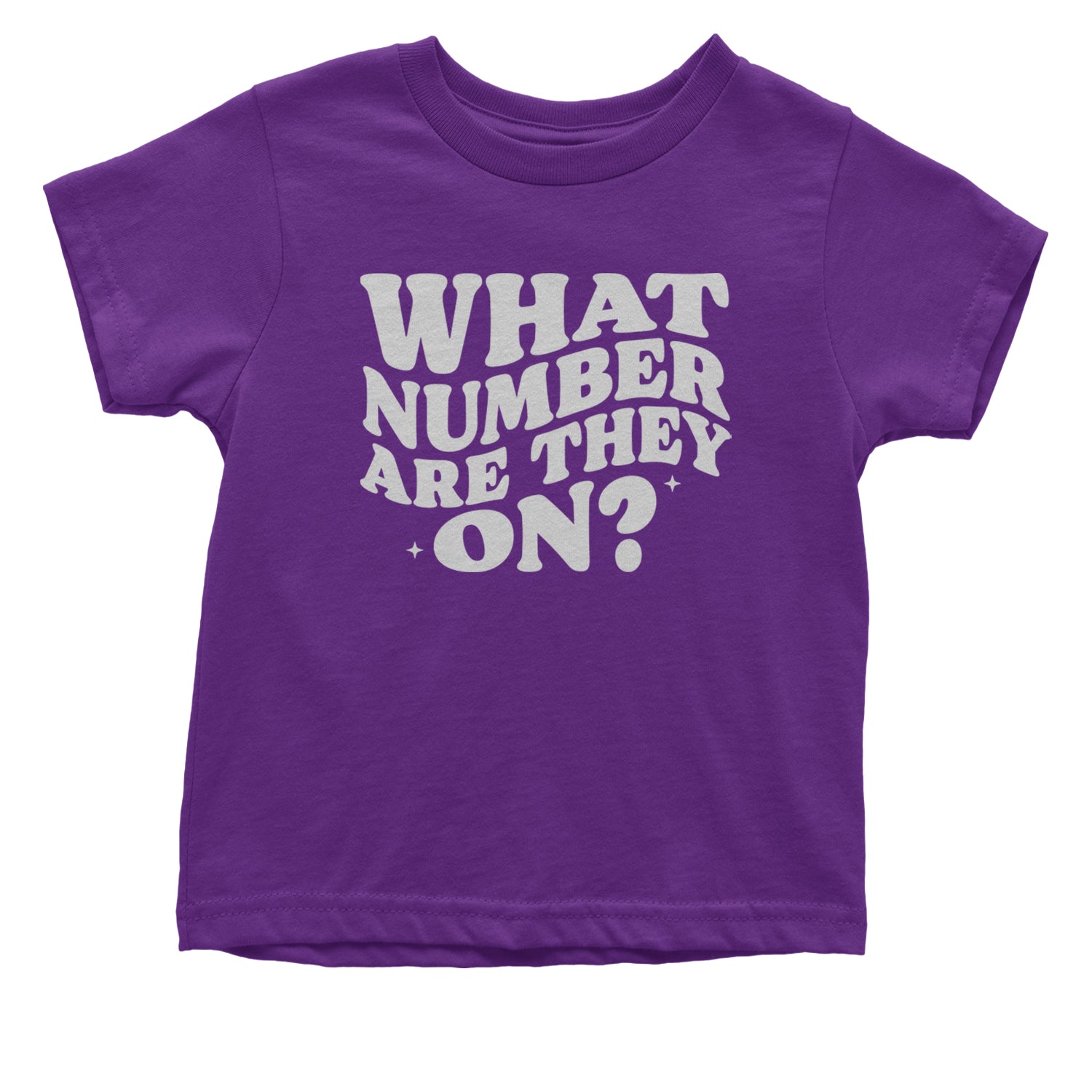 What Number Are They On Dance Infant One-Piece Romper Bodysuit and Toddler T-shirt Purple