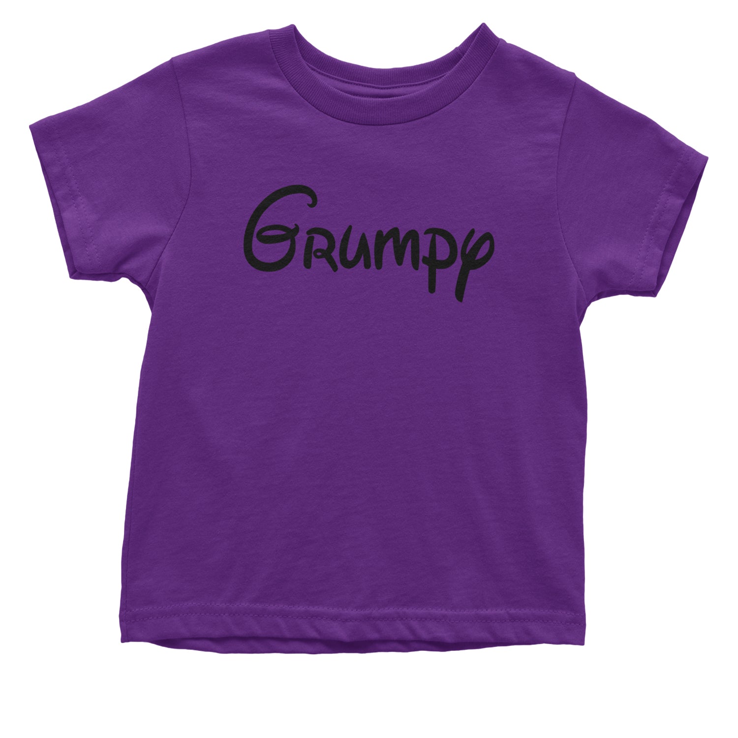 Grumpy - 7 Dwarfs Costume Infant One-Piece Romper Bodysuit and Toddler T-shirt Purple