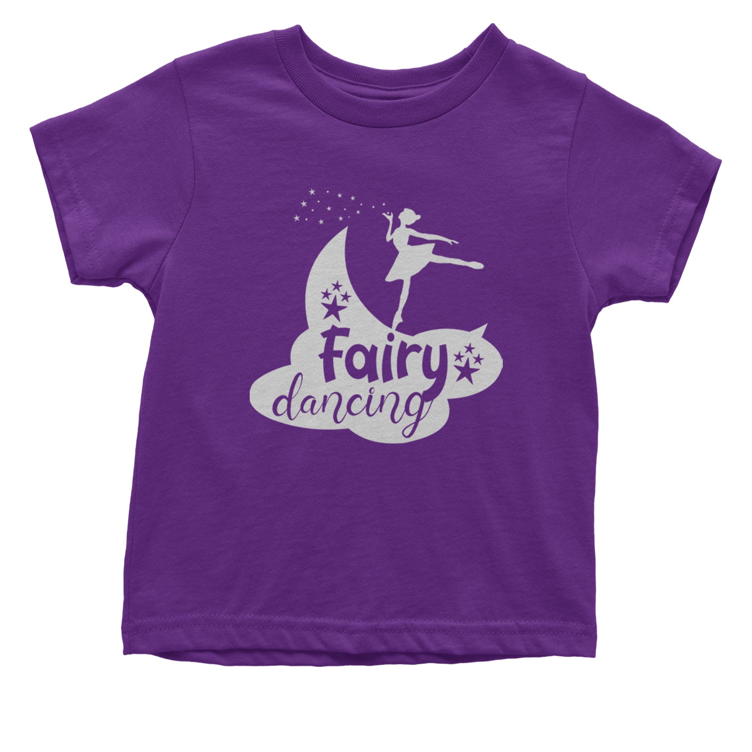 Fairy Dancing Infant One-Piece Romper Bodysuit and Toddler T-shirt Purple