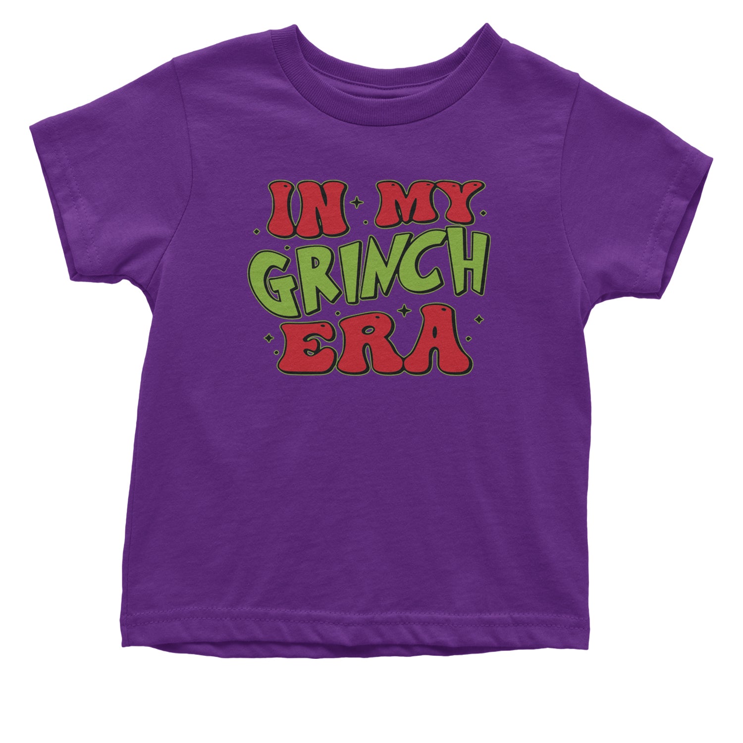 In My Gr-nch Era Jolly Merry Christmas Infant One-Piece Romper Bodysuit and Toddler T-shirt Purple