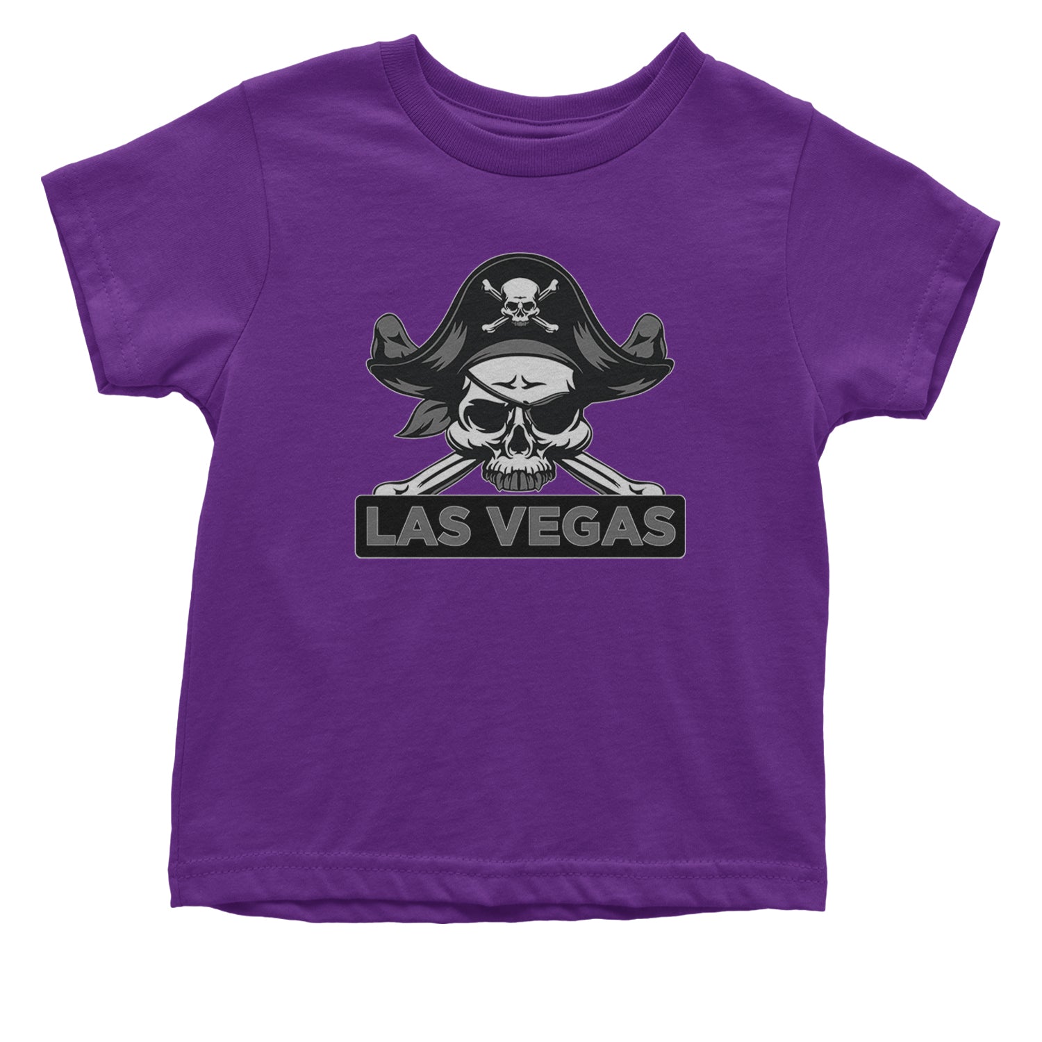 Raider Skull Straight Outta Las Vegas Infant One-Piece Romper Bodysuit and Toddler T-shirt Purple