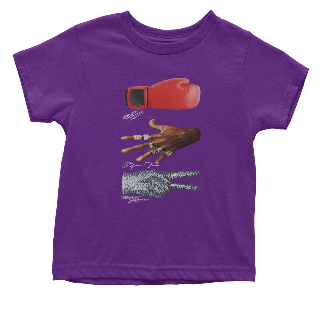 Tyson Jordan Jackson Iconic Michaels Infant One-Piece Romper Bodysuit and Toddler T-shirt Purple