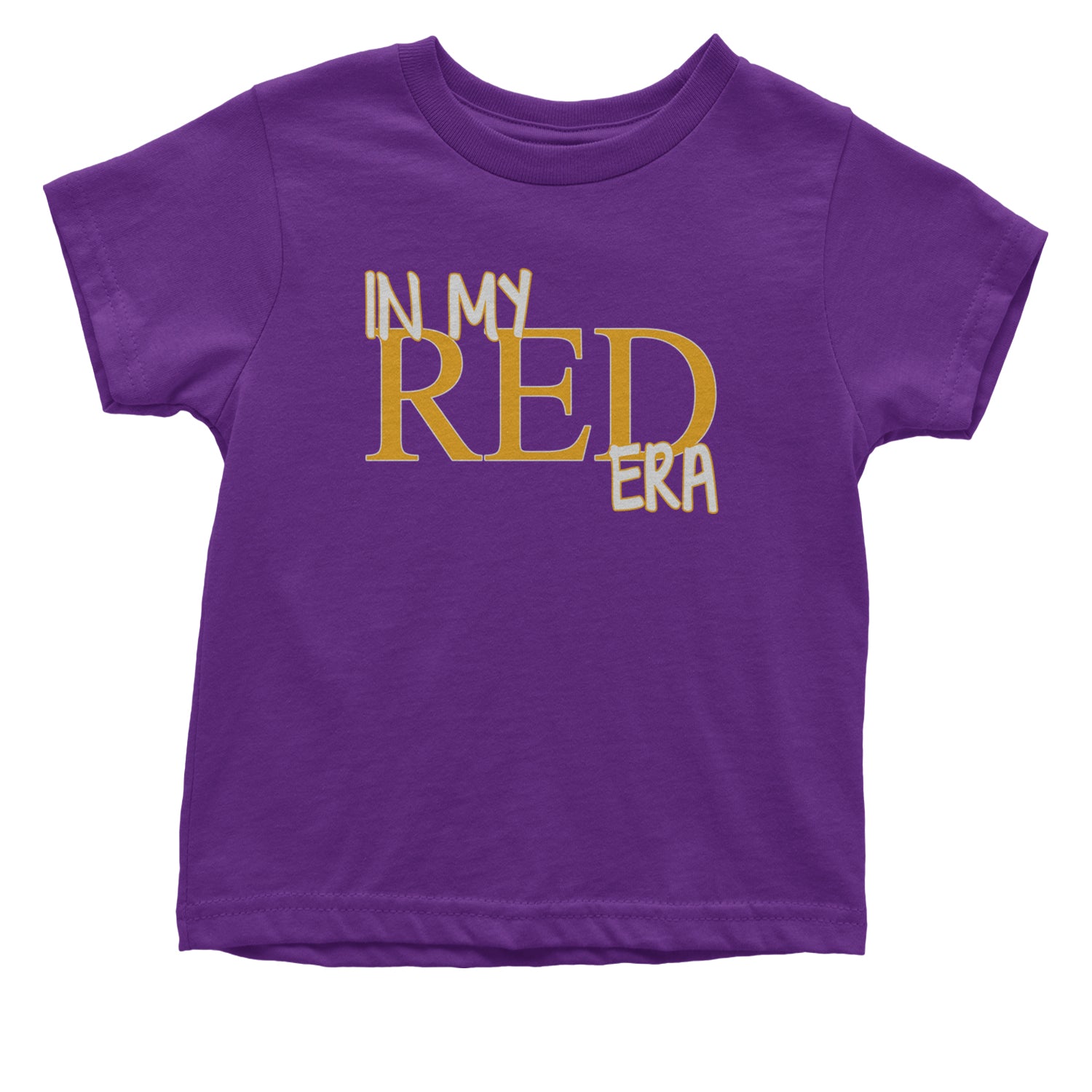 In My Red Era Kansas City Infant One-Piece Romper Bodysuit and Toddler T-shirt Purple