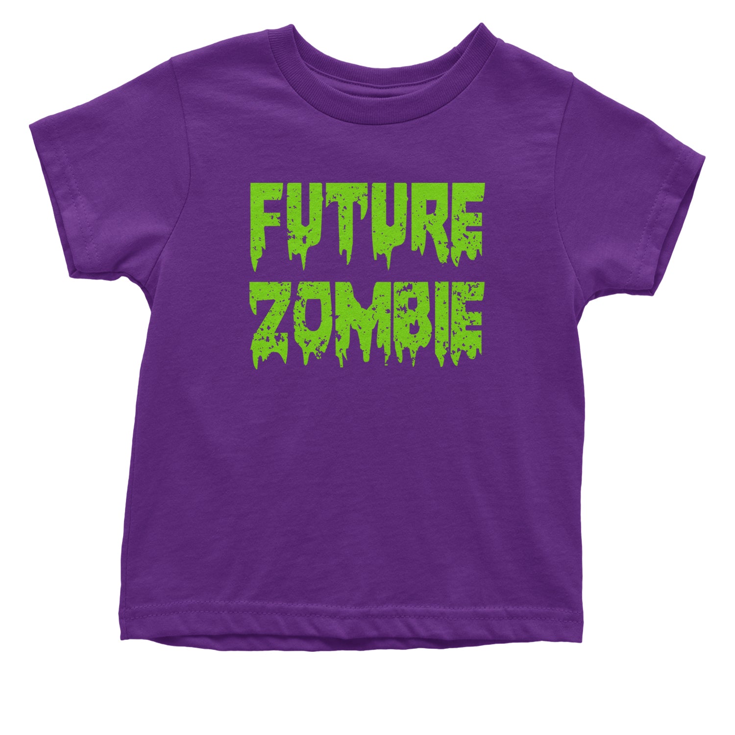 Future Zombie Horror Infant One-Piece Romper Bodysuit and Toddler T-shirt Purple