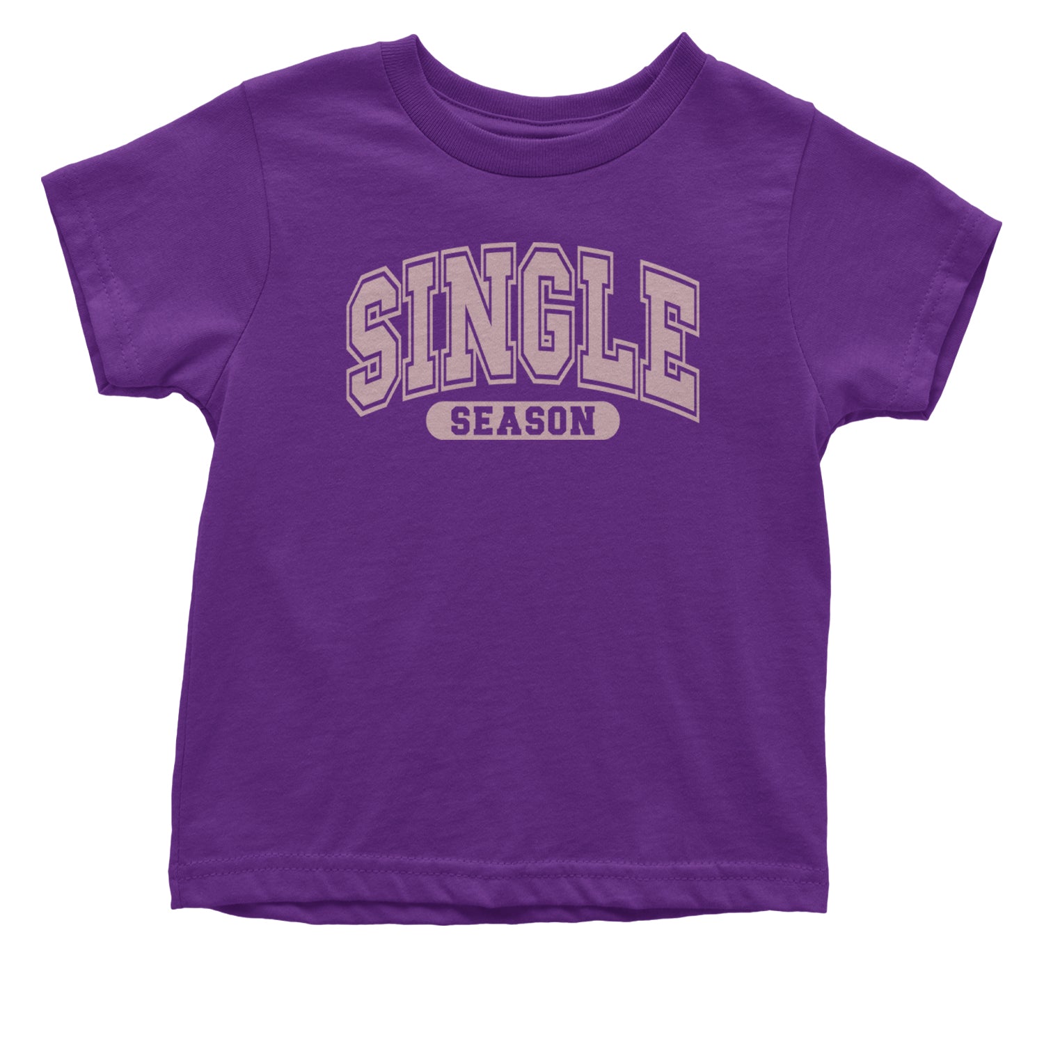 Single Season Valentine's Day Infant One-Piece Romper Bodysuit and Toddler T-shirt Purple