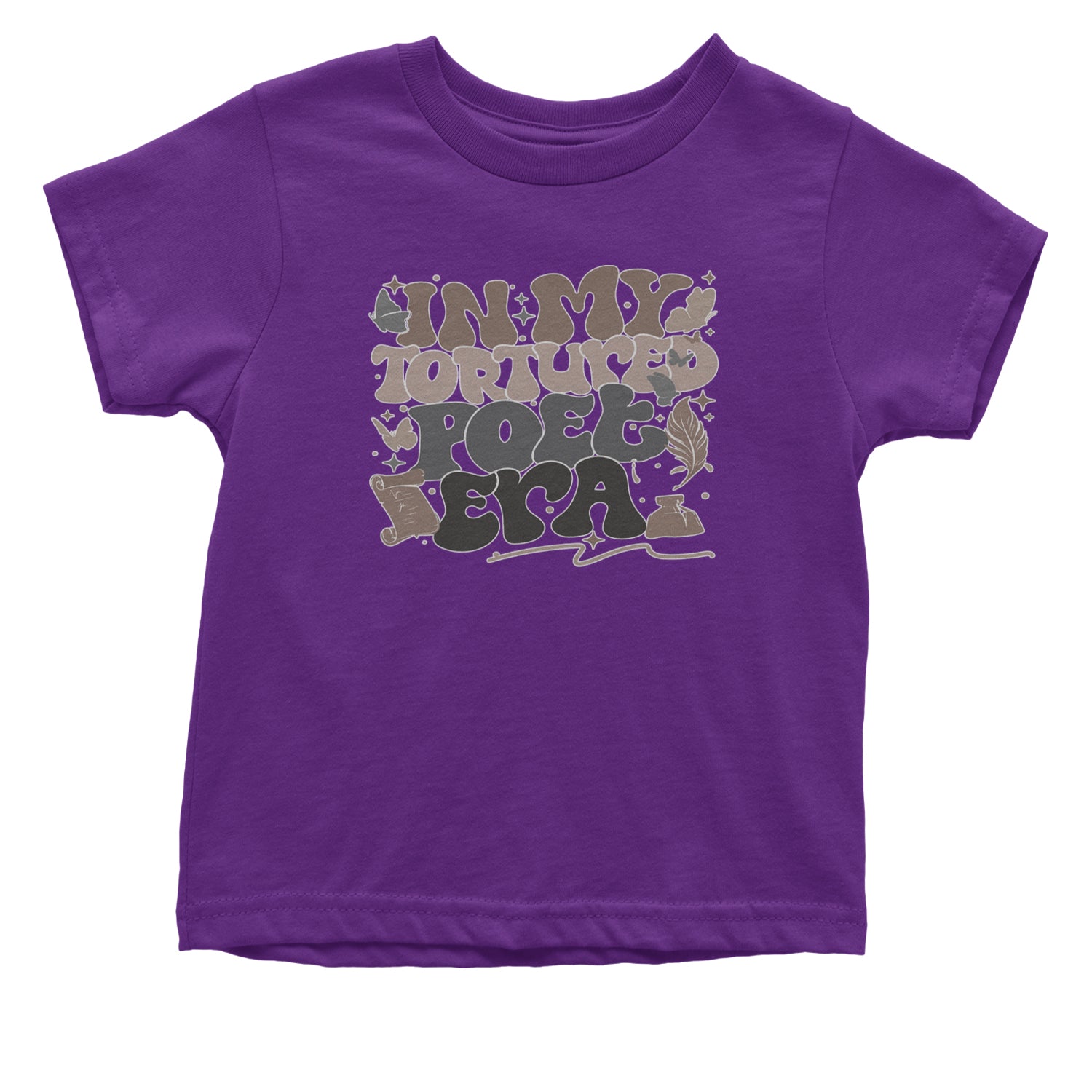 In My Tortured Poet Era TTPD Music Infant One-Piece Romper Bodysuit and Toddler T-shirt Purple