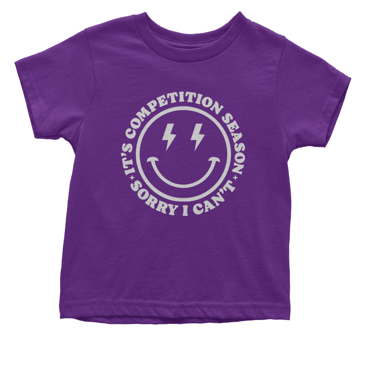 Sorry I Can't, It's Competition Season Infant One-Piece Romper Bodysuit and Toddler T-shirt Purple