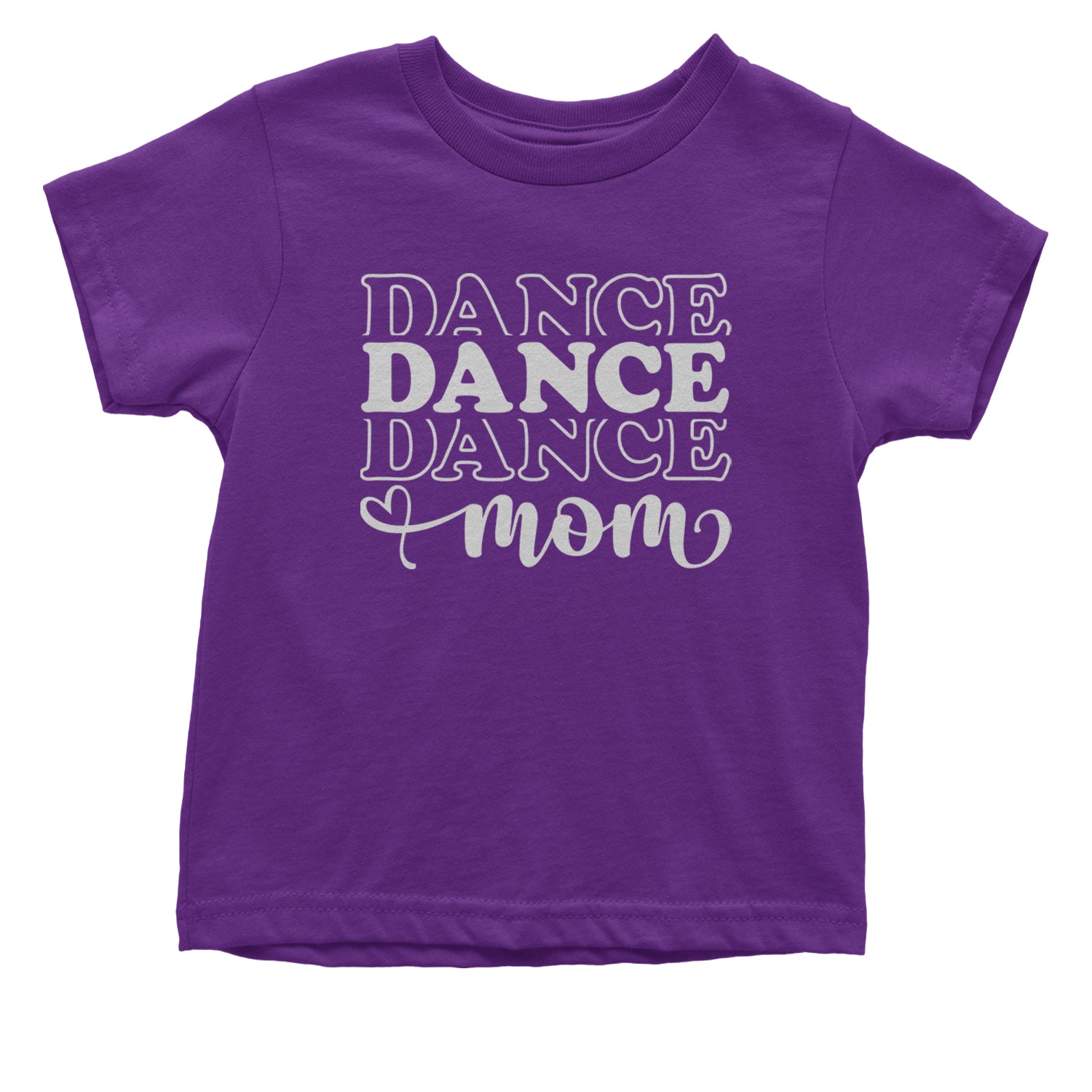 Dance Mom Infant One-Piece Romper Bodysuit and Toddler T-shirt Purple