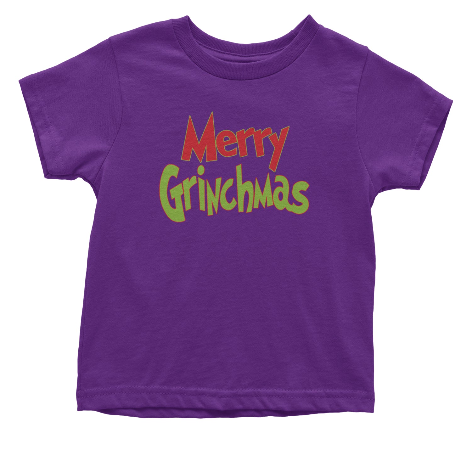 Merry Grinchmas Jolly Merry Christmas Infant One-Piece Romper Bodysuit and Toddler T-shirt Purple