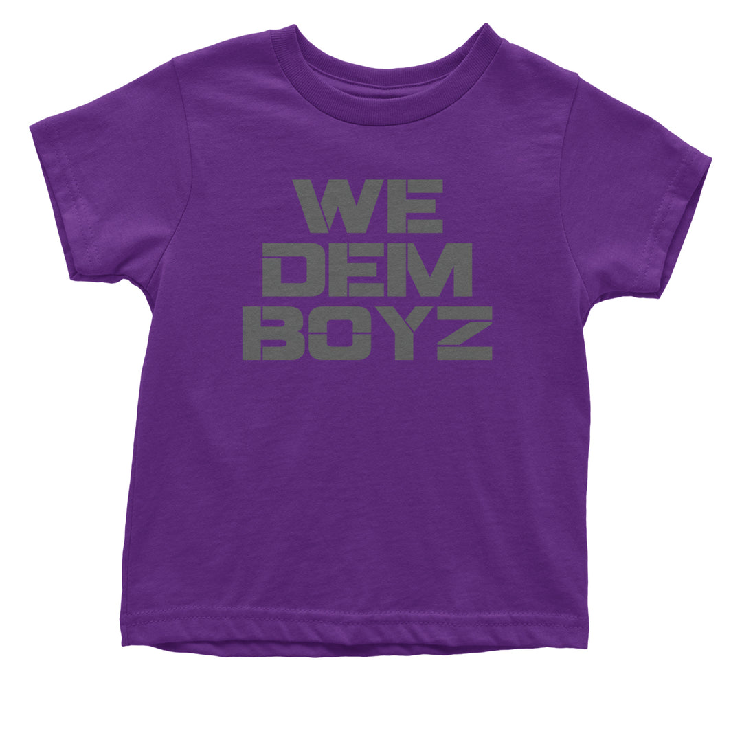 WE Dem Boys Dallas  Infant One-Piece Romper Bodysuit and Toddler T-shirt Purple