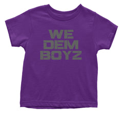 WE Dem Boys Dallas  Infant One-Piece Romper Bodysuit and Toddler T-shirt Purple