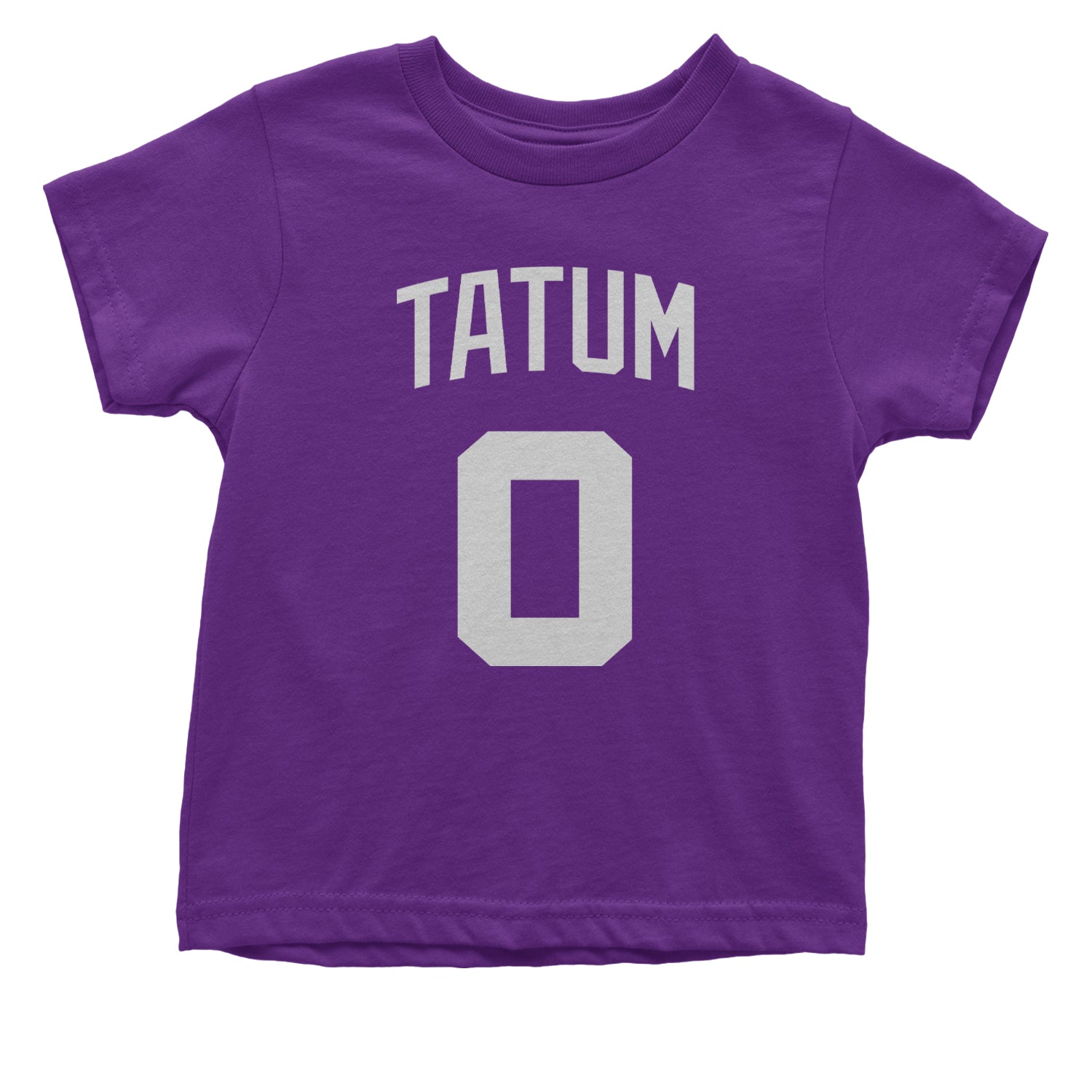 Tatum #0 Boston Basketball Infant One-Piece Romper Bodysuit and Toddler T-shirt Purple