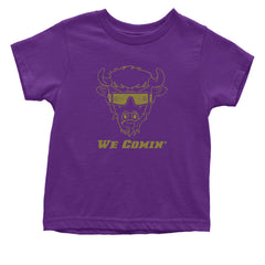 We Coming Coach Prime Colorado Infant One-Piece Romper Bodysuit and Toddler T-shirt Purple