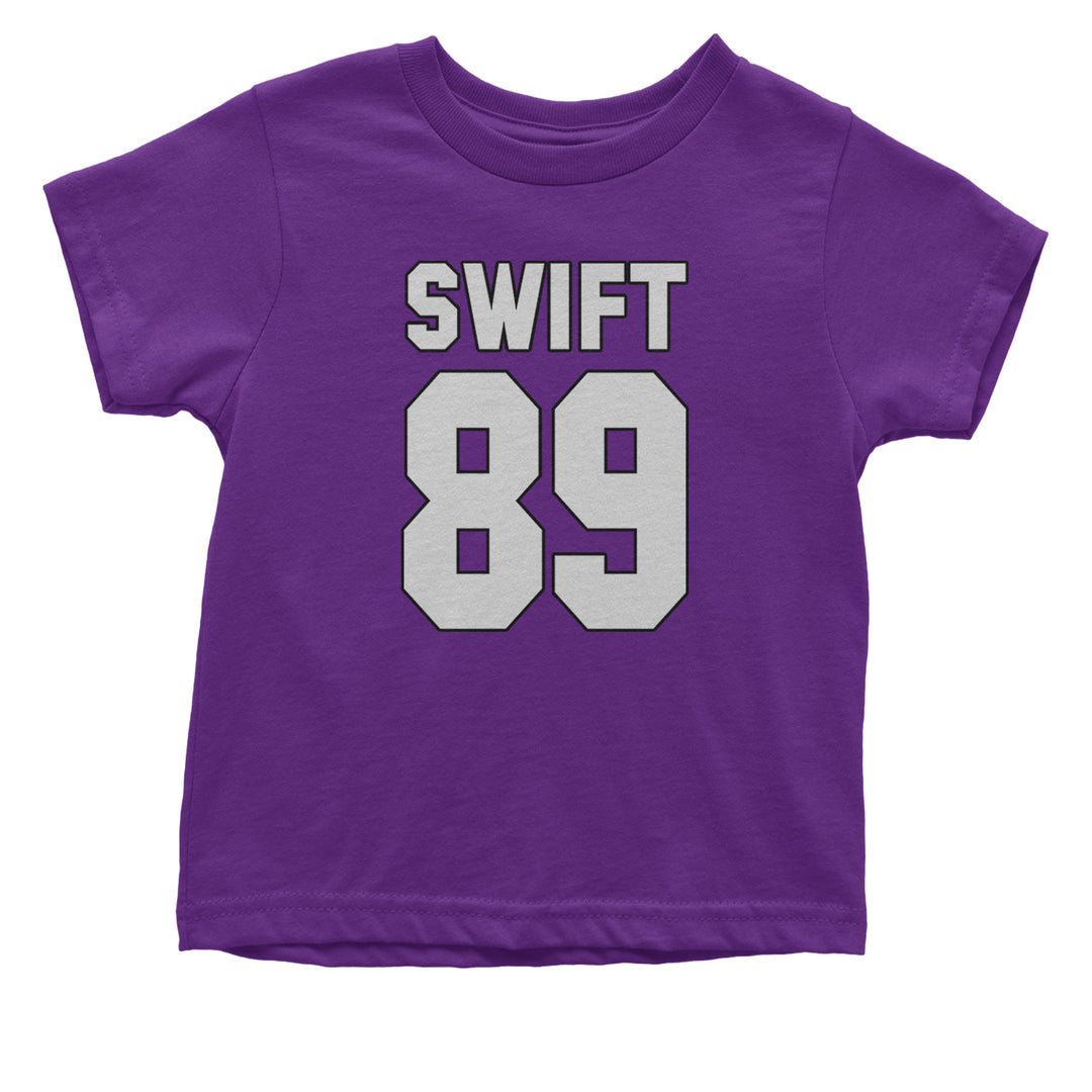 Swift 89 Birth Year Music Fan Era Poets Department Lover Infant One-Piece Romper Bodysuit and Toddler T-shirt Purple