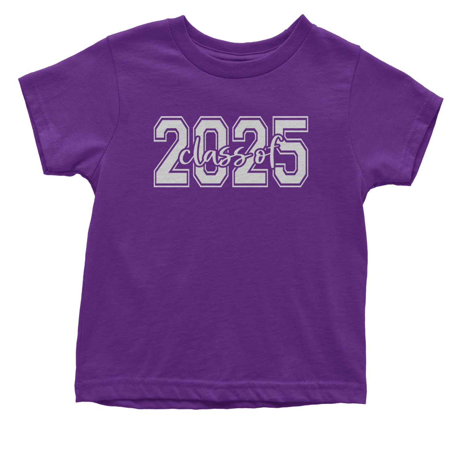 Class Of 2025 Graduation Infant One-Piece Romper Bodysuit and Toddler T-shirt Purple