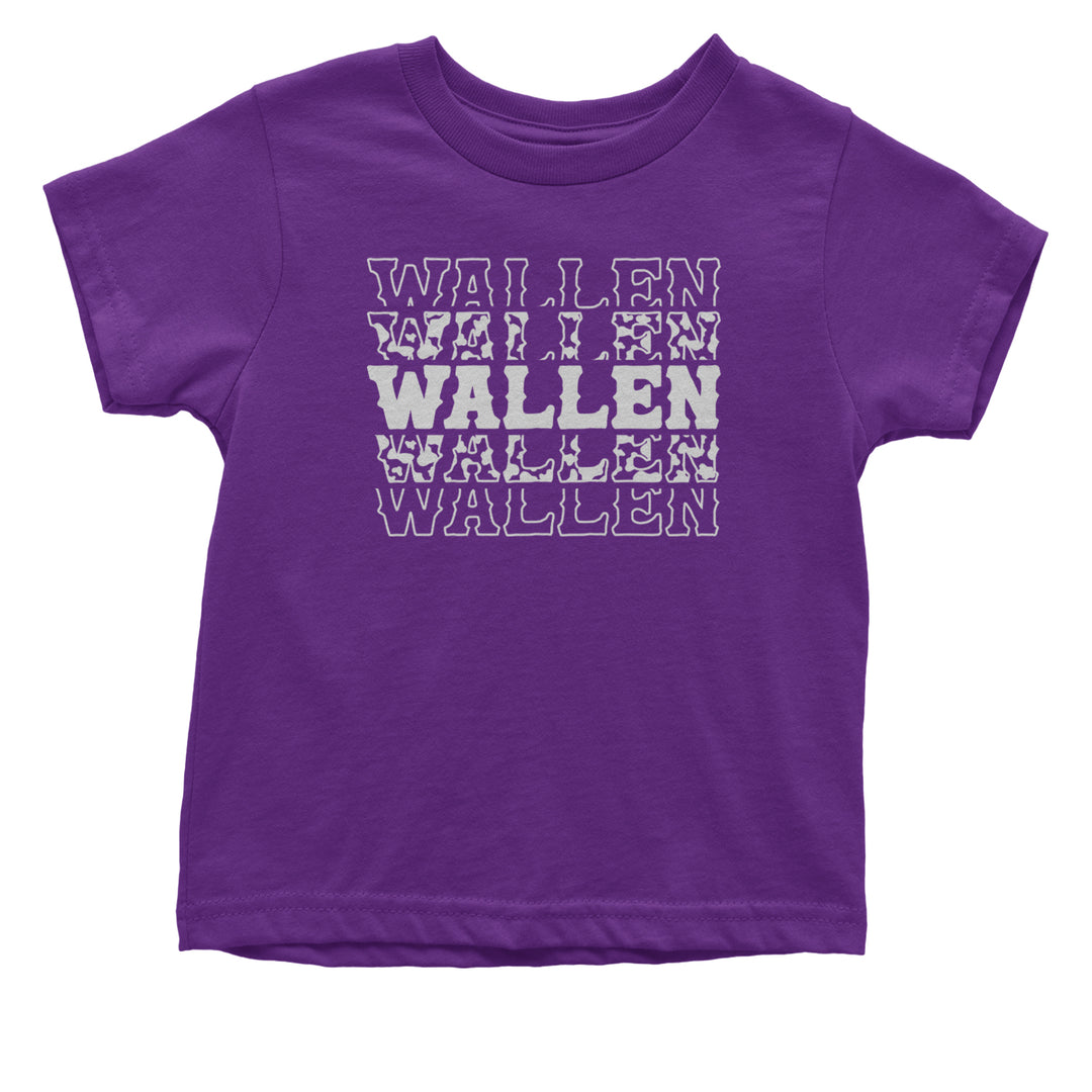 Wallen Country Music Western Infant One-Piece Romper Bodysuit and Toddler T-shirt Purple