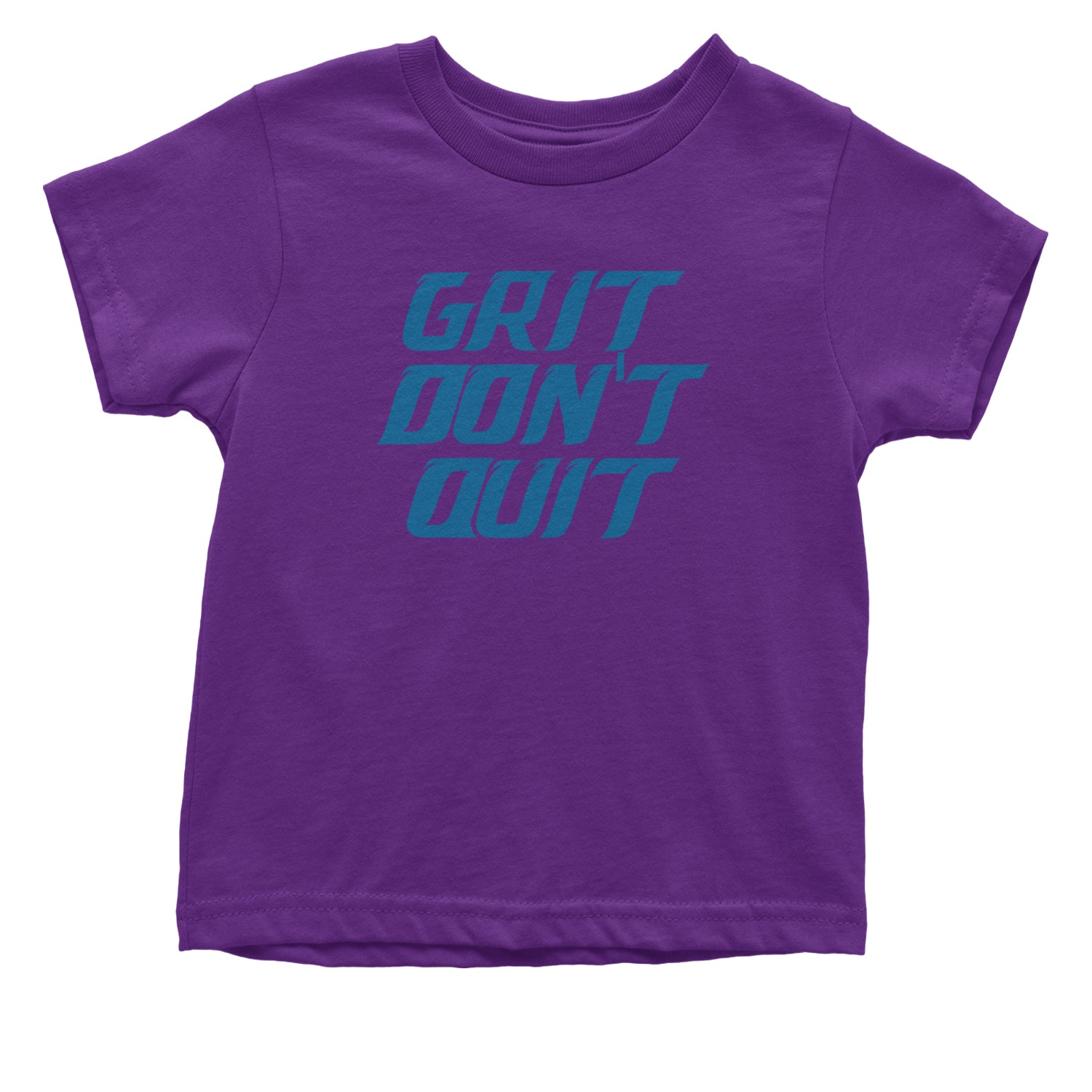 Grit Don't Quit Detroit Grit Infant One-Piece Romper Bodysuit and Toddler T-shirt Purple