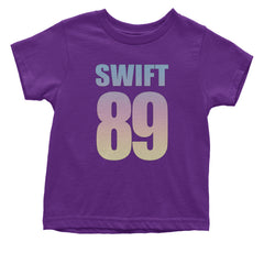 Lover Era Swift 89 Birth Year Music Fan TTPD Infant One-Piece Romper Bodysuit and Toddler T-shirt Purple
