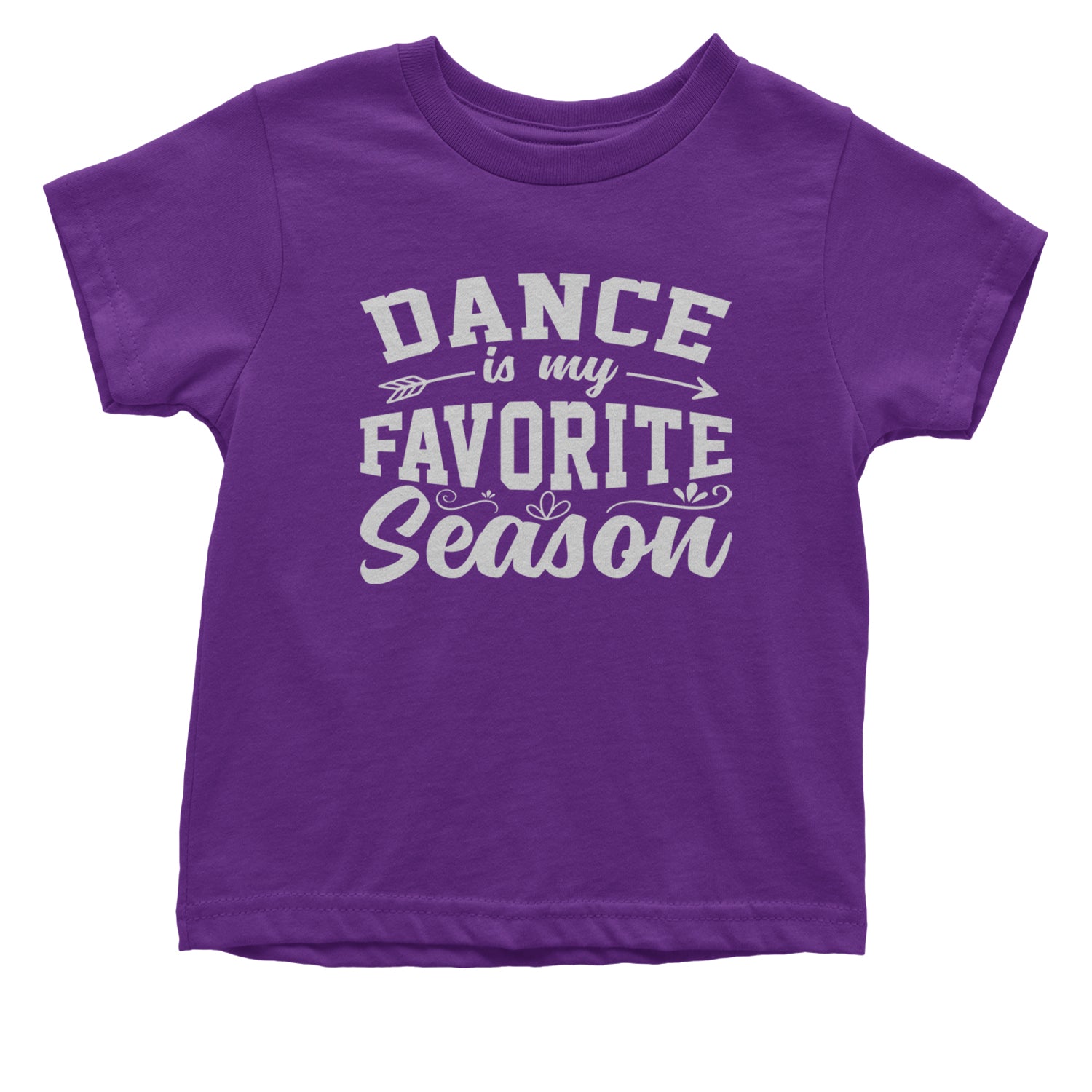 Dance Is My Favorite Season Infant One-Piece Romper Bodysuit and Toddler T-shirt Purple