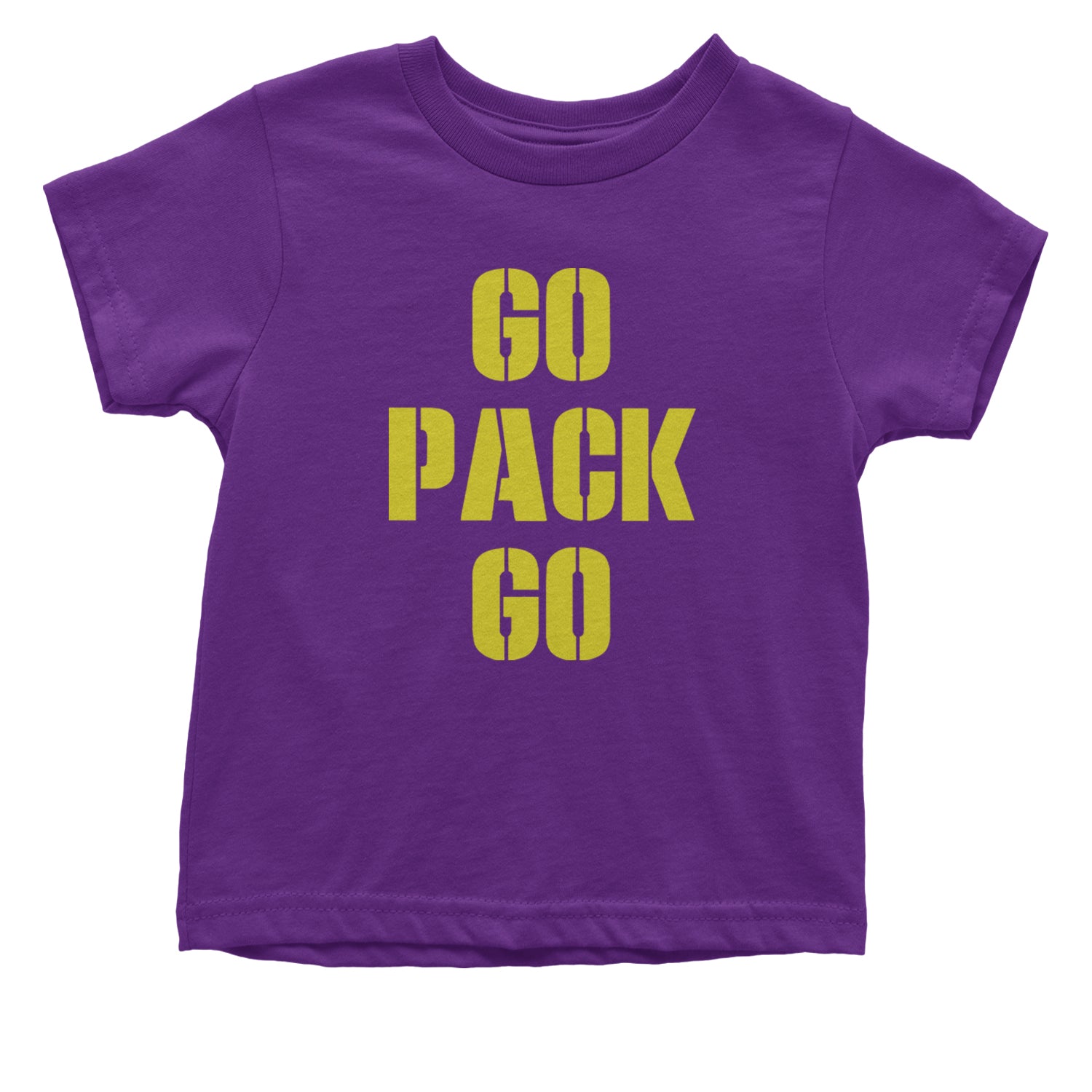 Go Pack Go Green Bay Infant One-Piece Romper Bodysuit and Toddler T-shirt Purple