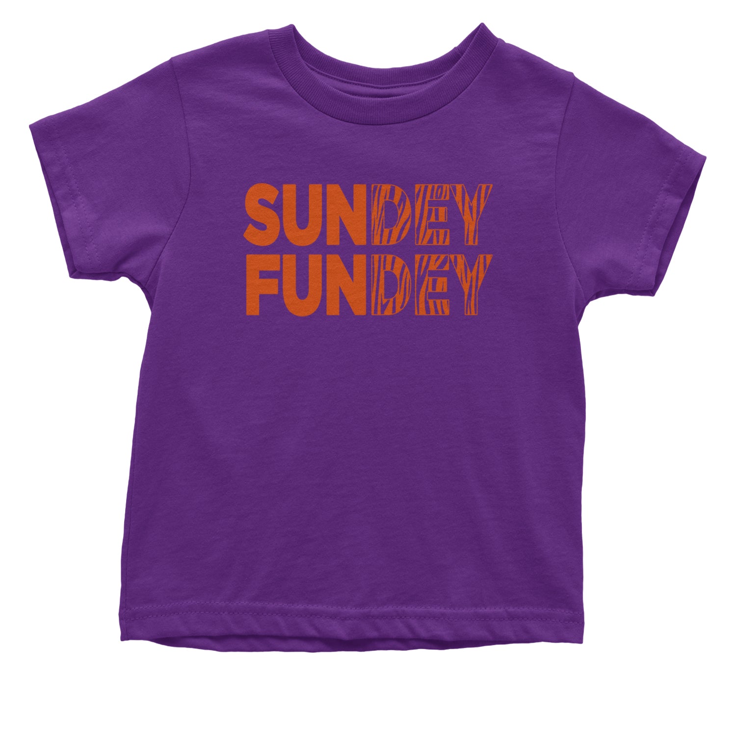 SunDEY FunDEY Sunday FundayInfant One-Piece Romper Bodysuit and Toddler T-shirt Purple