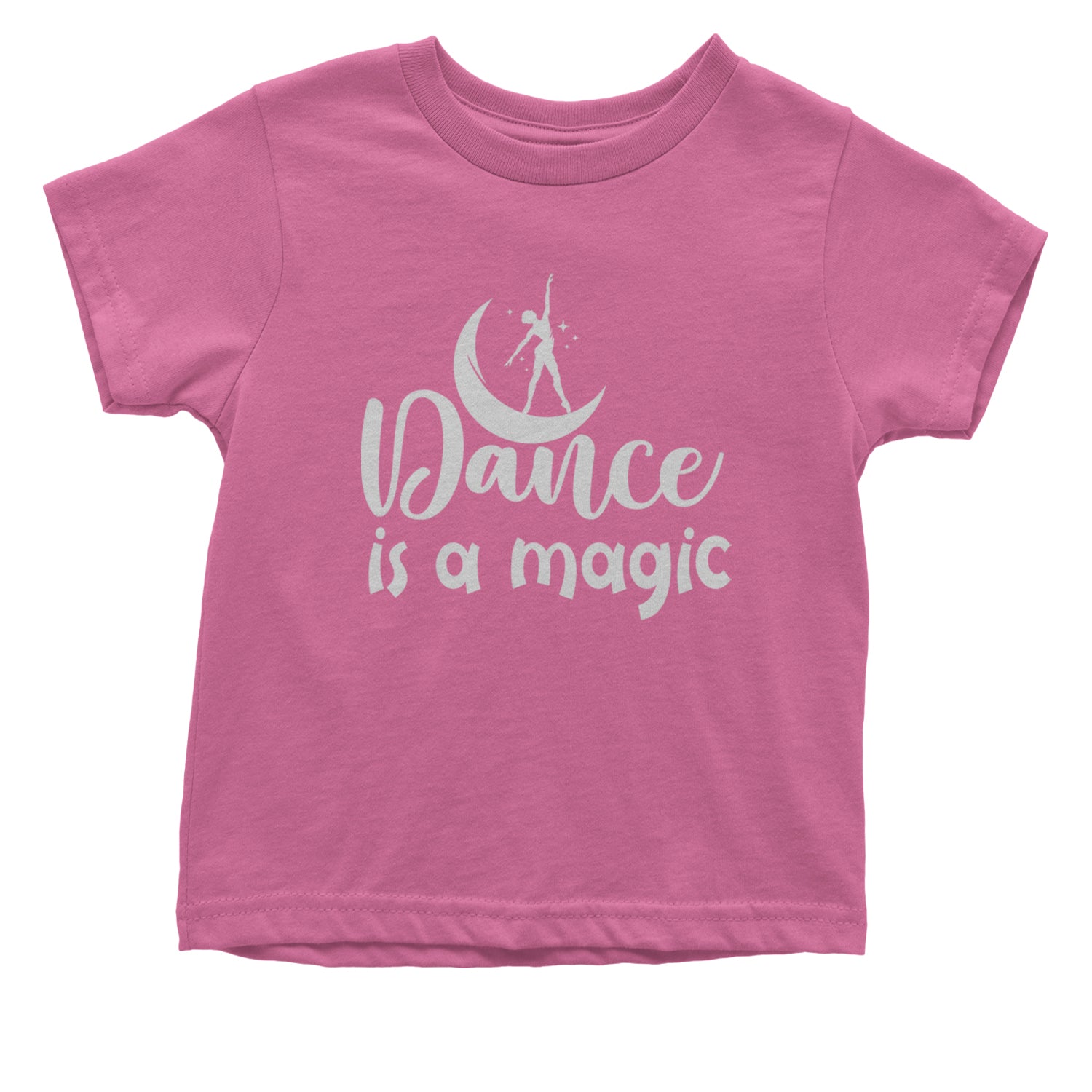 Dance Is Magic Infant One-Piece Romper Bodysuit and Toddler T-shirt Raspberry