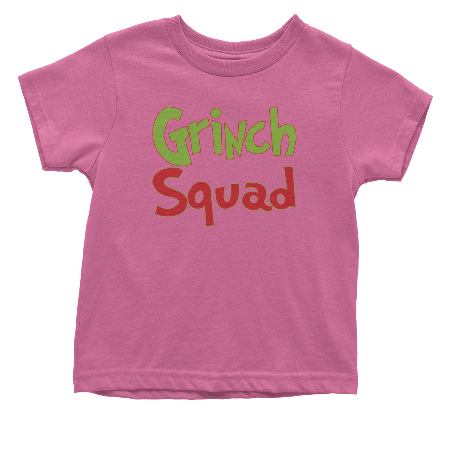 Gr-nch Squad Jolly Grinchmas Merry Christmas Infant One-Piece Romper Bodysuit and Toddler T-shirt Raspberry