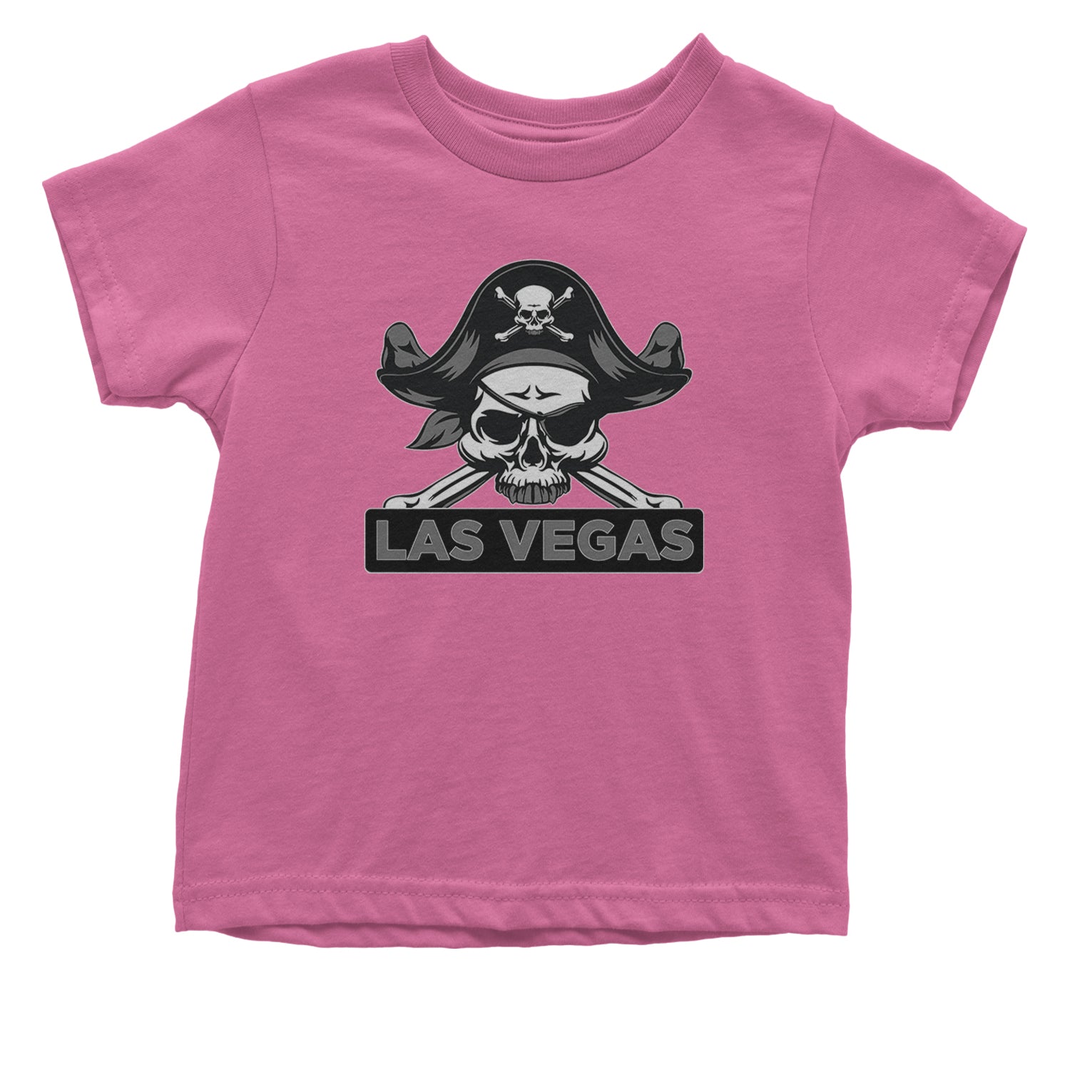 Raider Skull Straight Outta Las Vegas Infant One-Piece Romper Bodysuit and Toddler T-shirt Raspberry