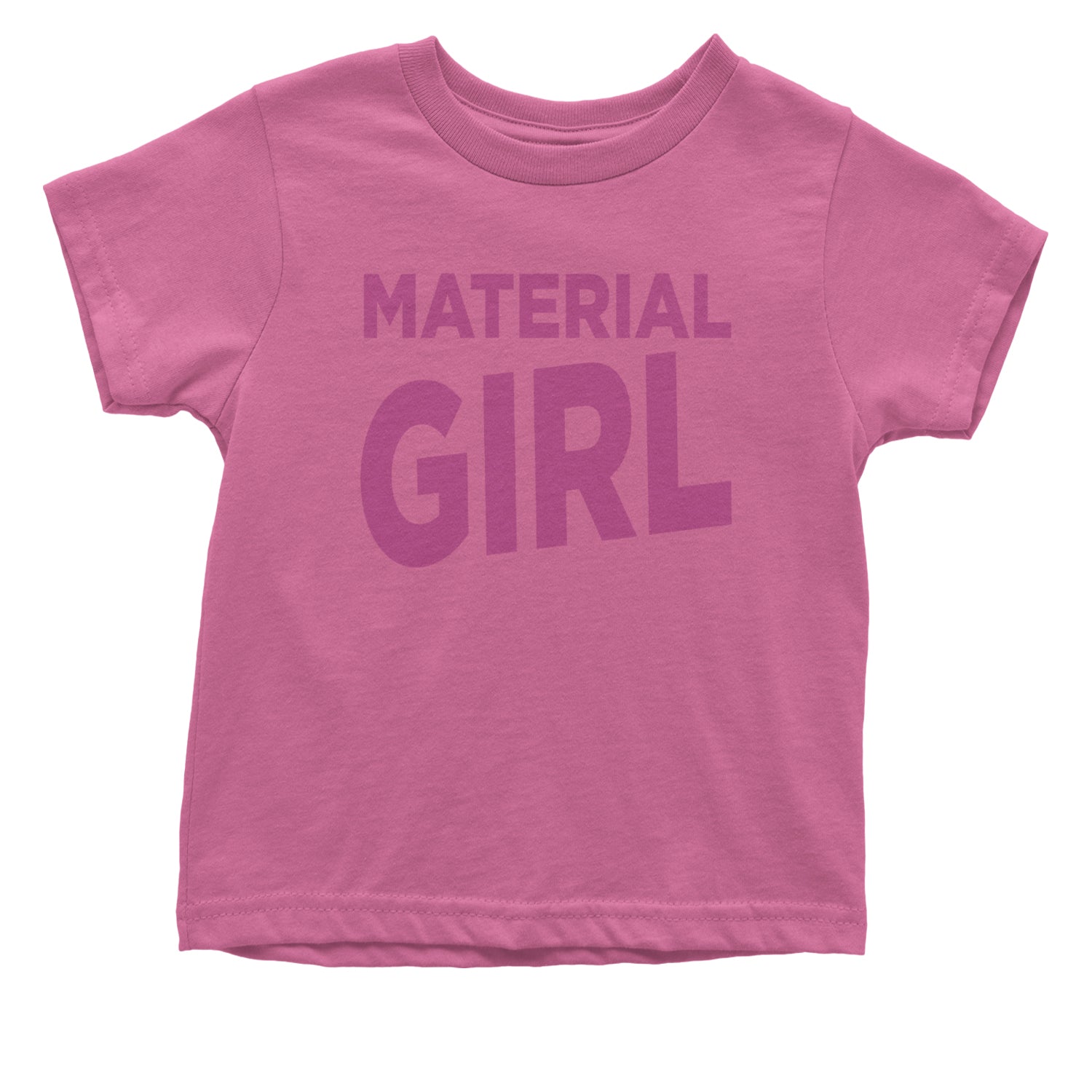 Material Girl 80's Retro Celebration Infant One-Piece Romper Bodysuit and Toddler T-shirt Raspberry