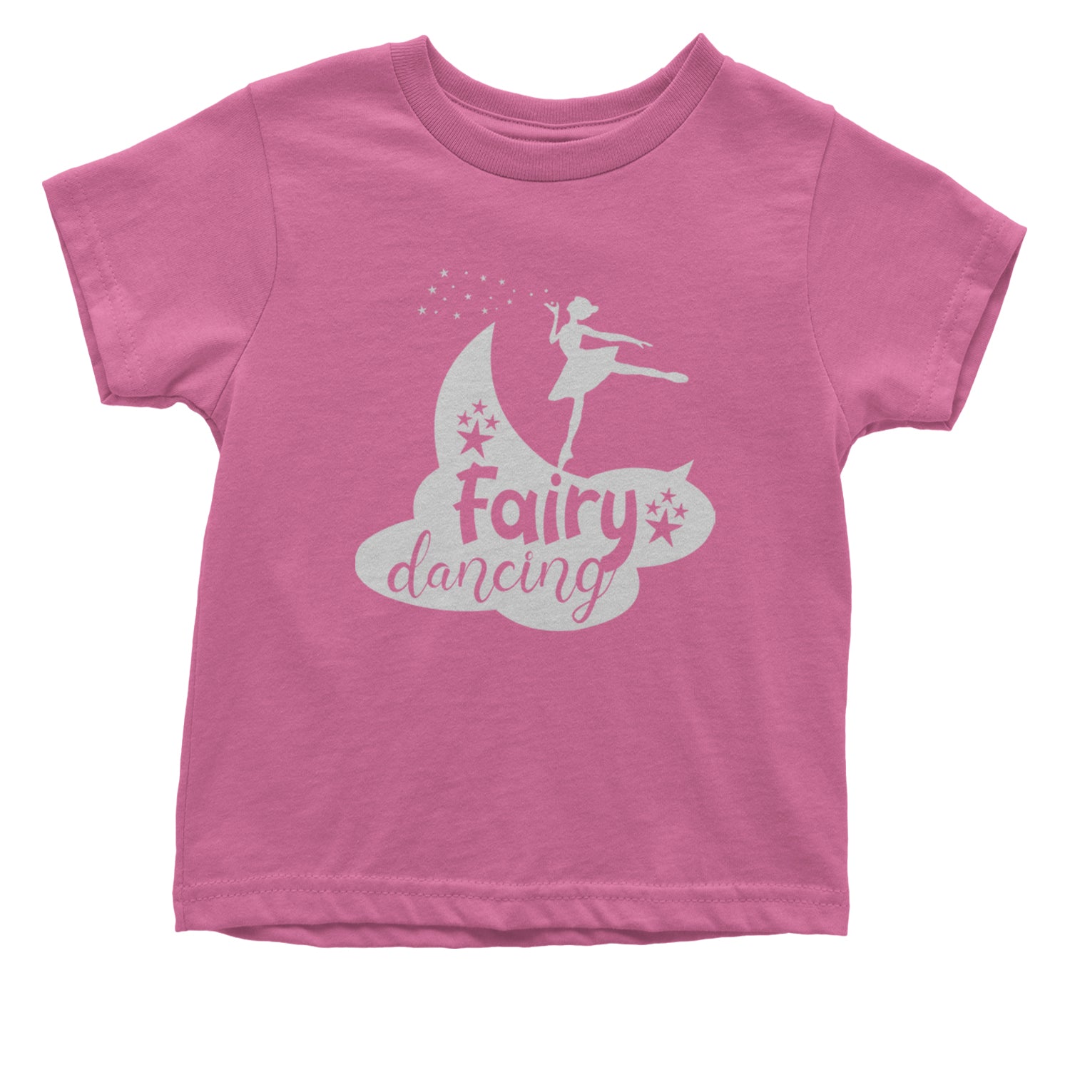 Fairy Dancing Infant One-Piece Romper Bodysuit and Toddler T-shirt Raspberry