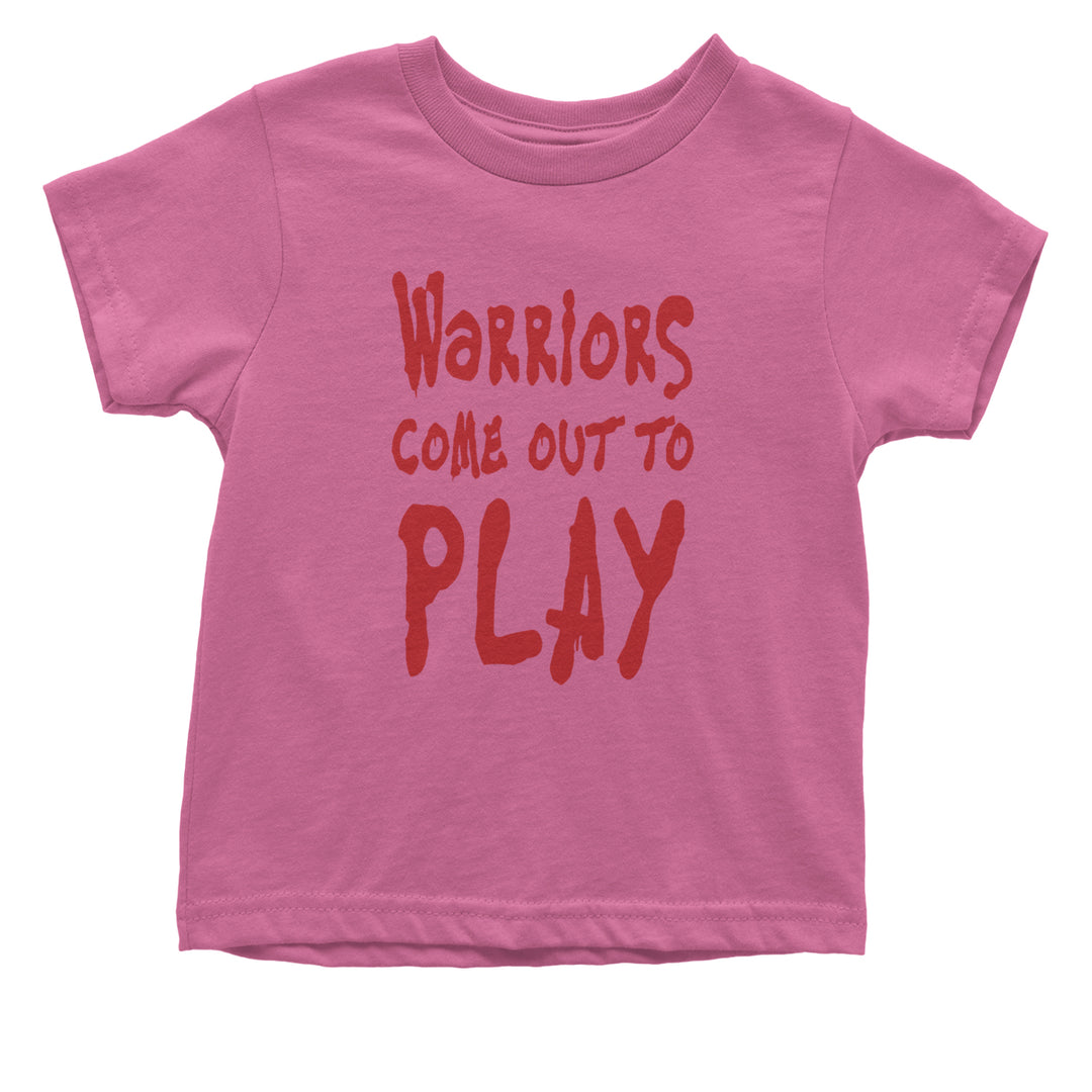 Warriors Come Out To Play  Infant One-Piece Romper Bodysuit and Toddler T-shirt Raspberry